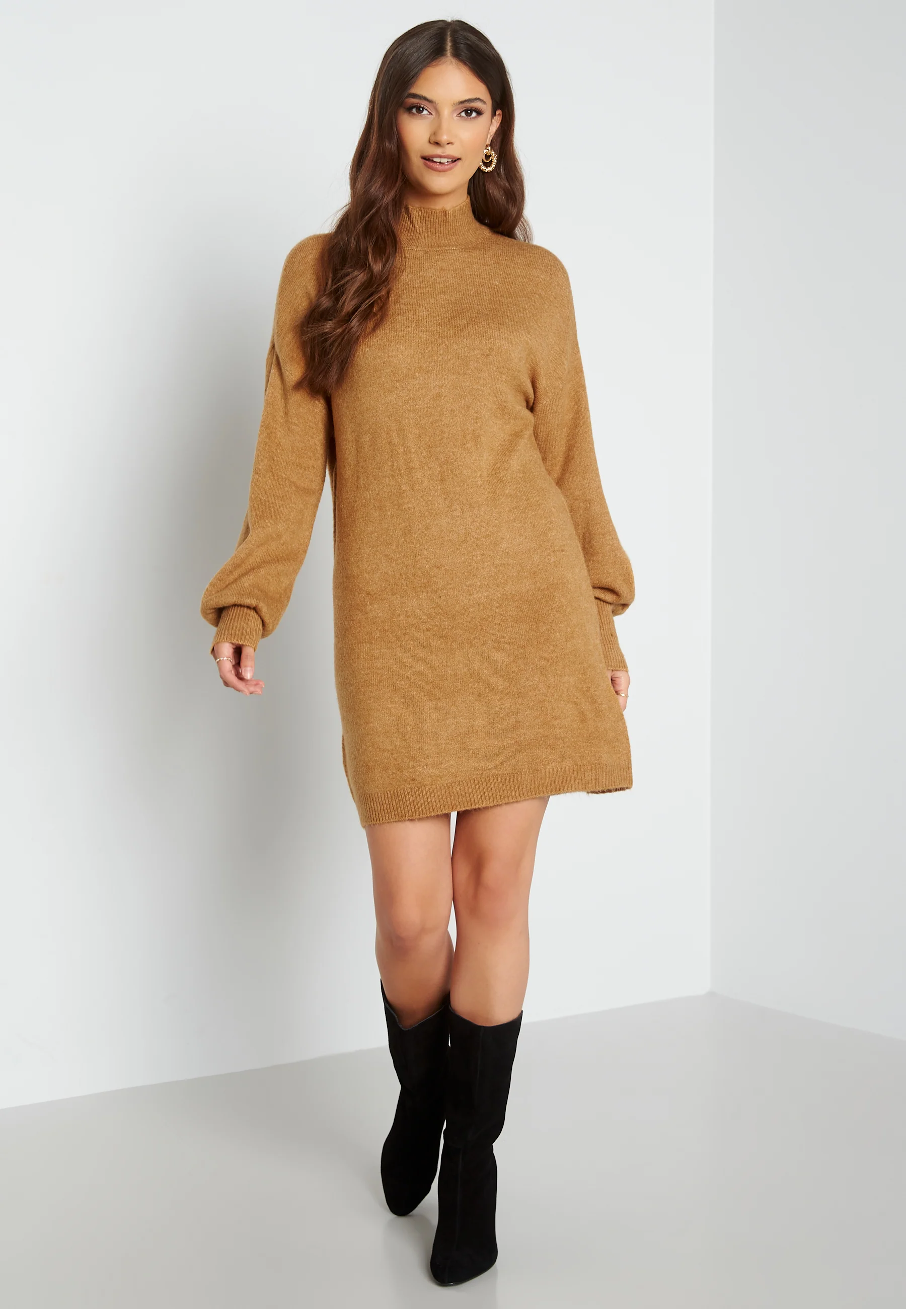 Lefile LS Highneck Dress - Image 2