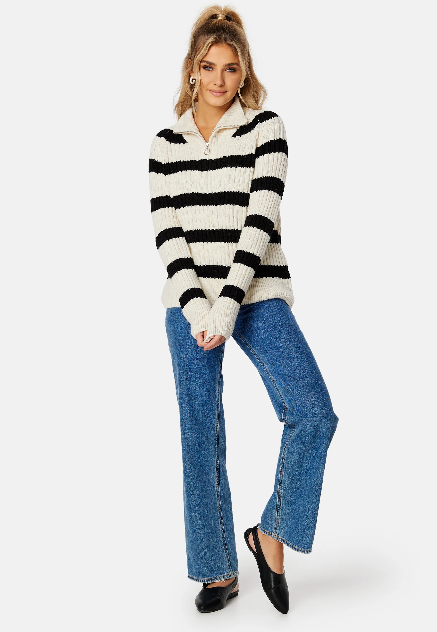 Leise Freya Zip High Neck Pullover - Image 2