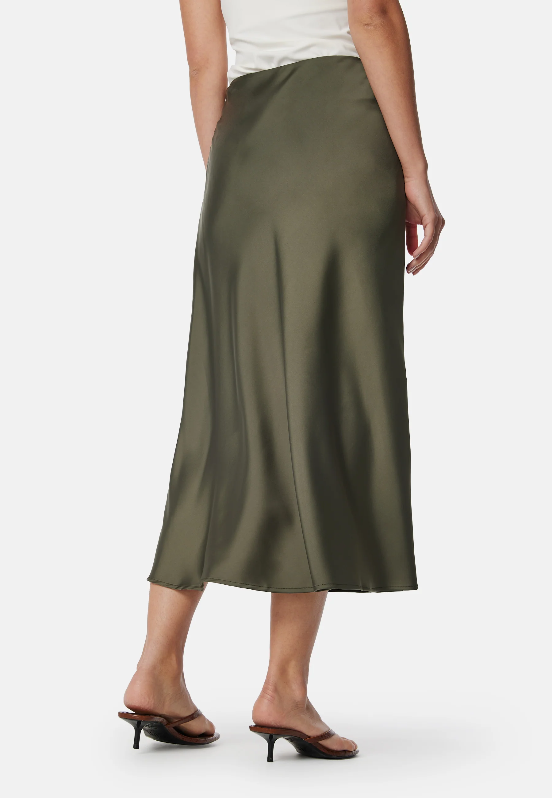 Lena High Waist Midi Skirt - Image 2