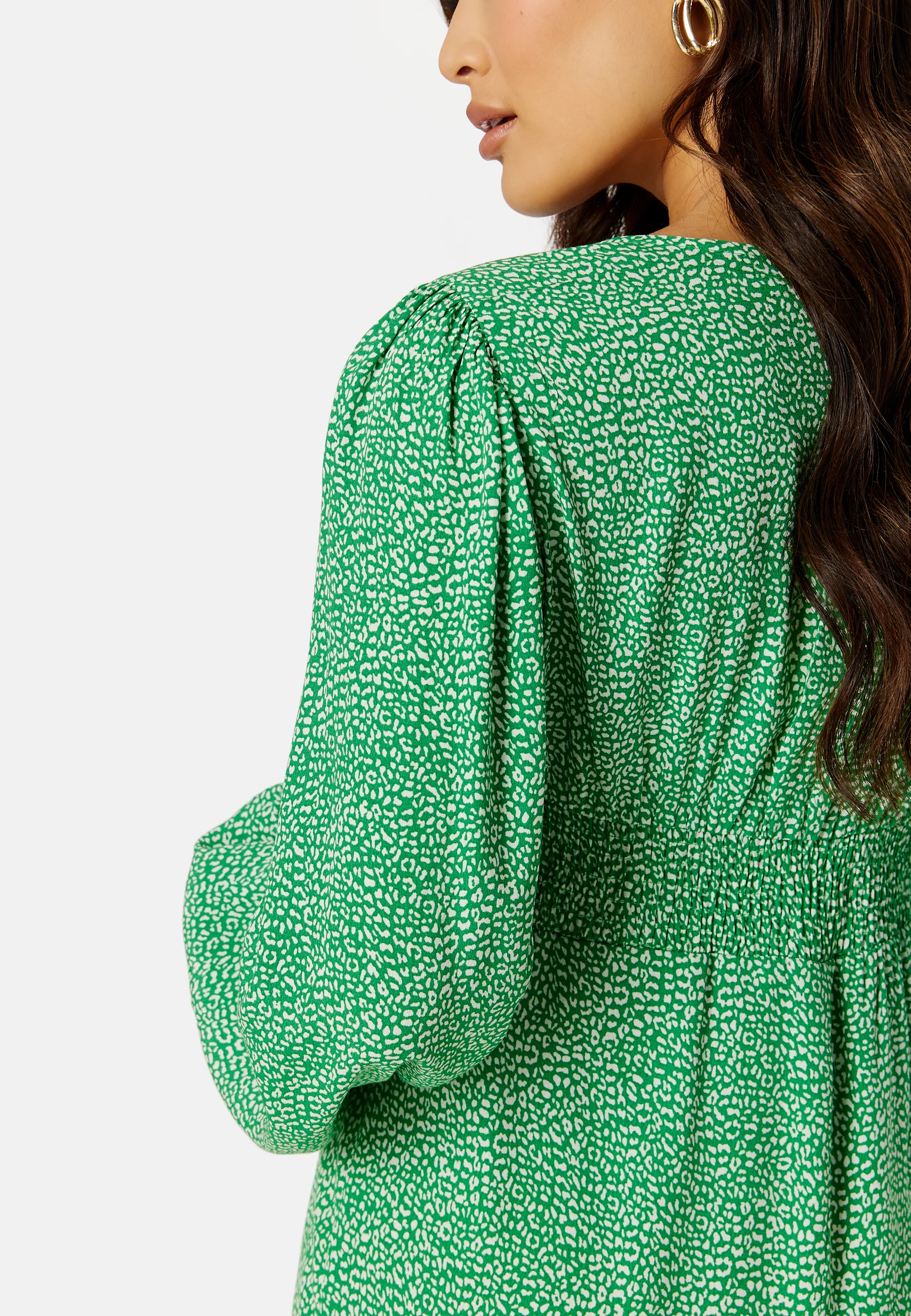 Leonora L/S V-Neck Dress - Image 5