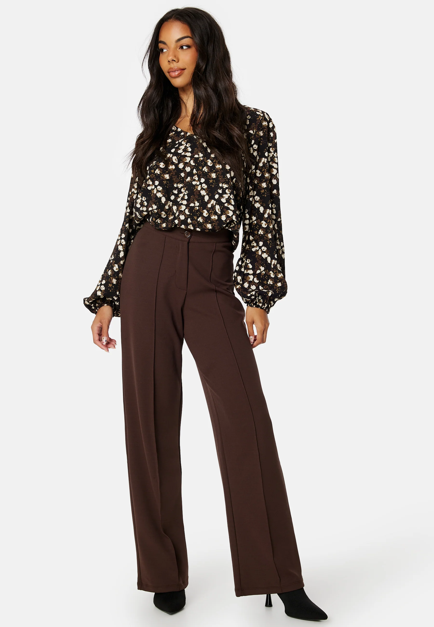 Leonora L/S V-Neck Top - Image 2