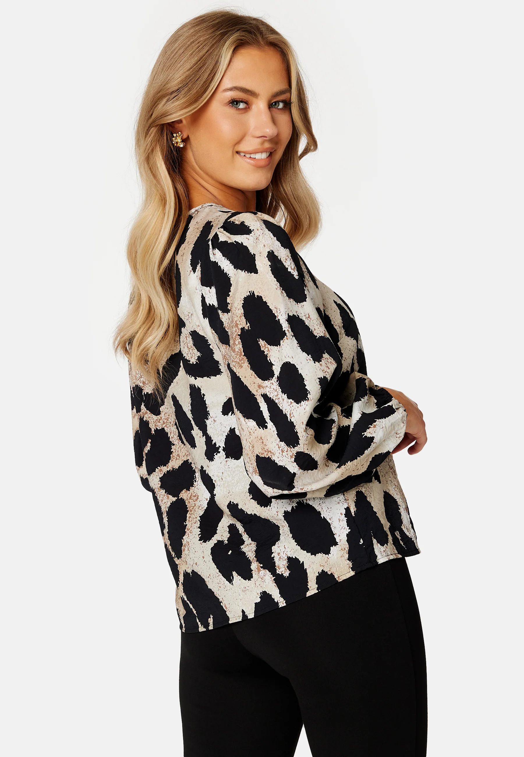 Leonora L/S V-Neck Top - Image 3
