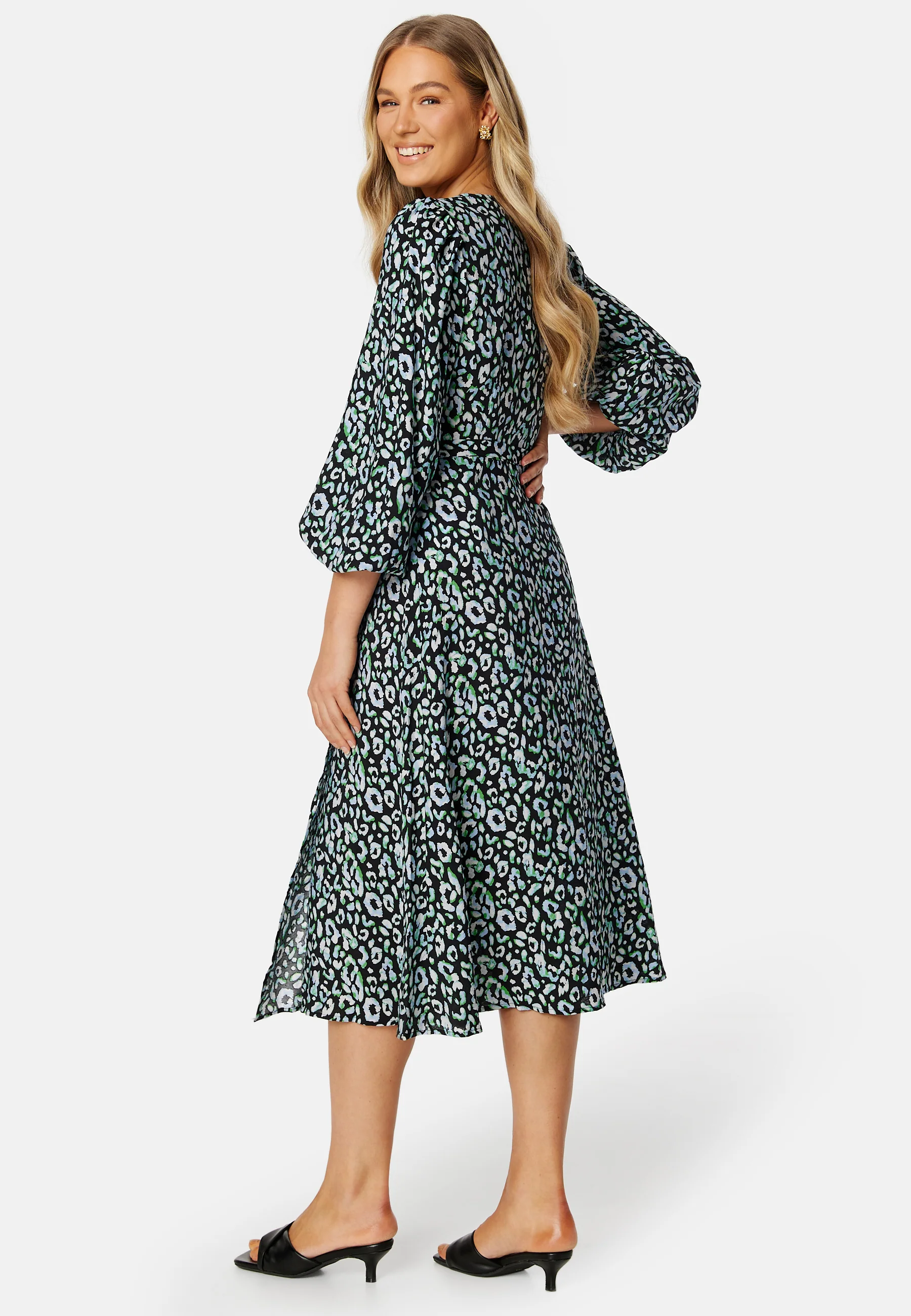 Leonora Wrap Midi Dress - Image 2