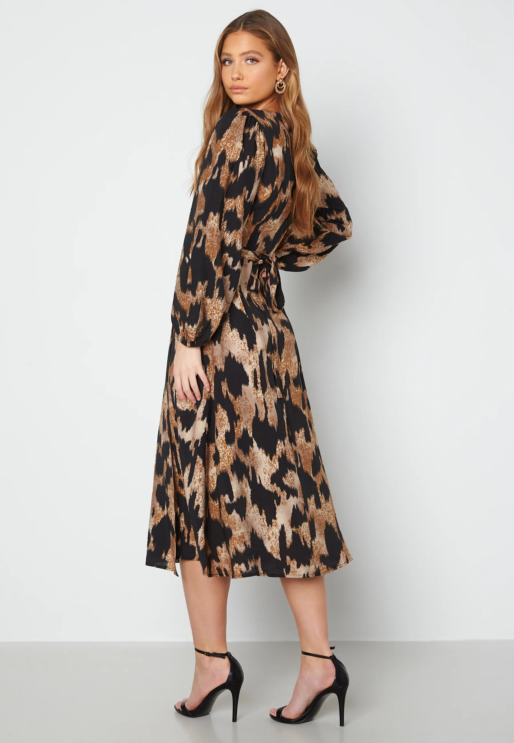 Leonora Wrap Midi Dress - Image 2