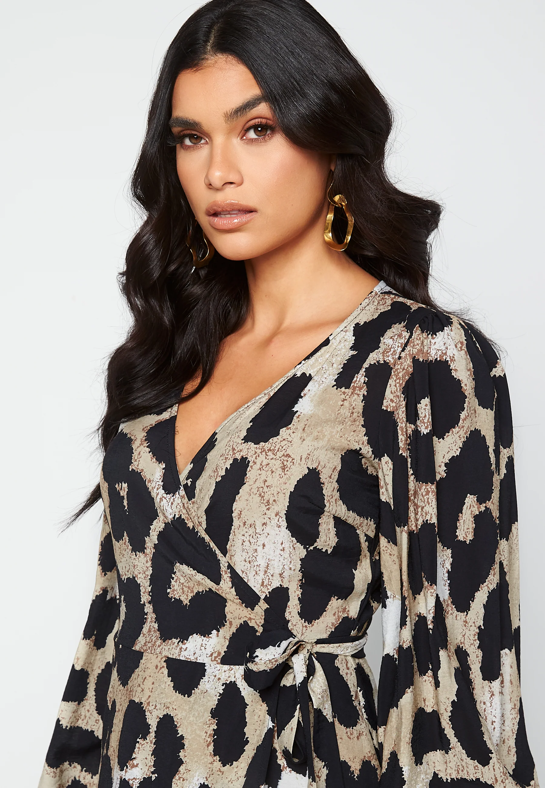 Leonora Wrap Midi Dress - Image 3