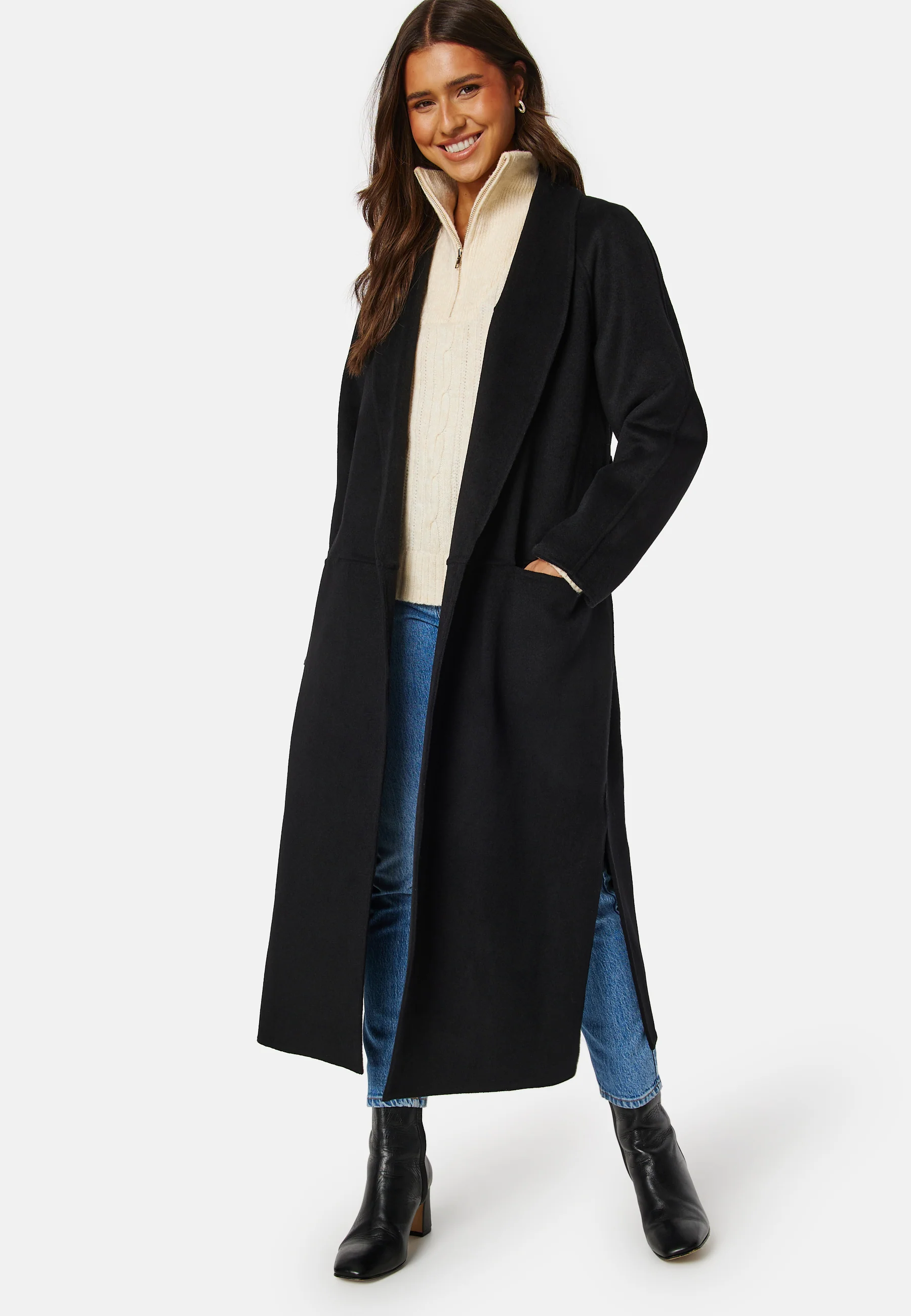 Leslie Belted Wool Coat - Image 2