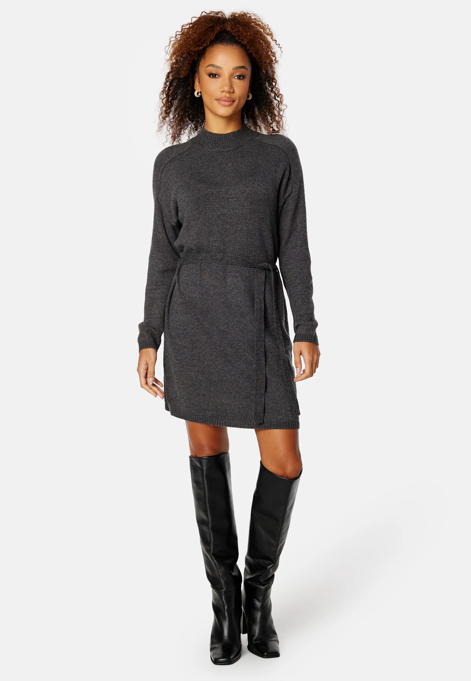 Leva L/S Belt Dress - Image 2