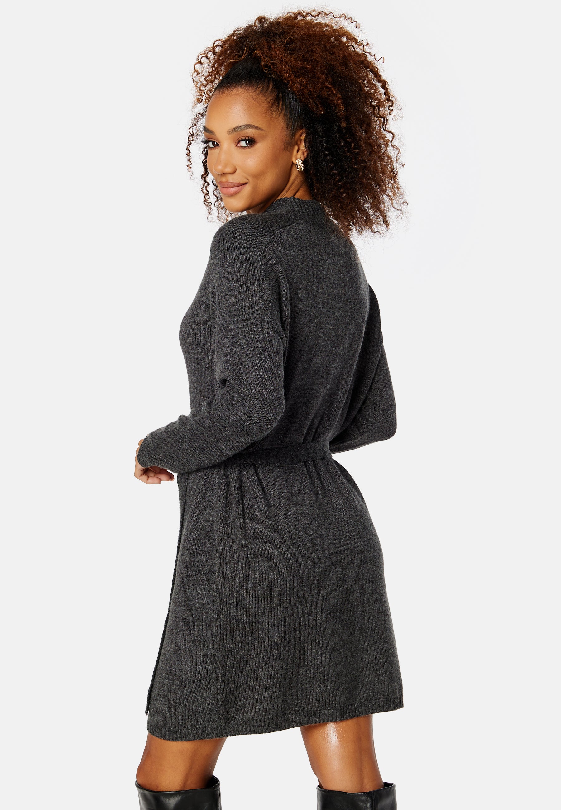 Leva L/S Belt Dress - Image 3