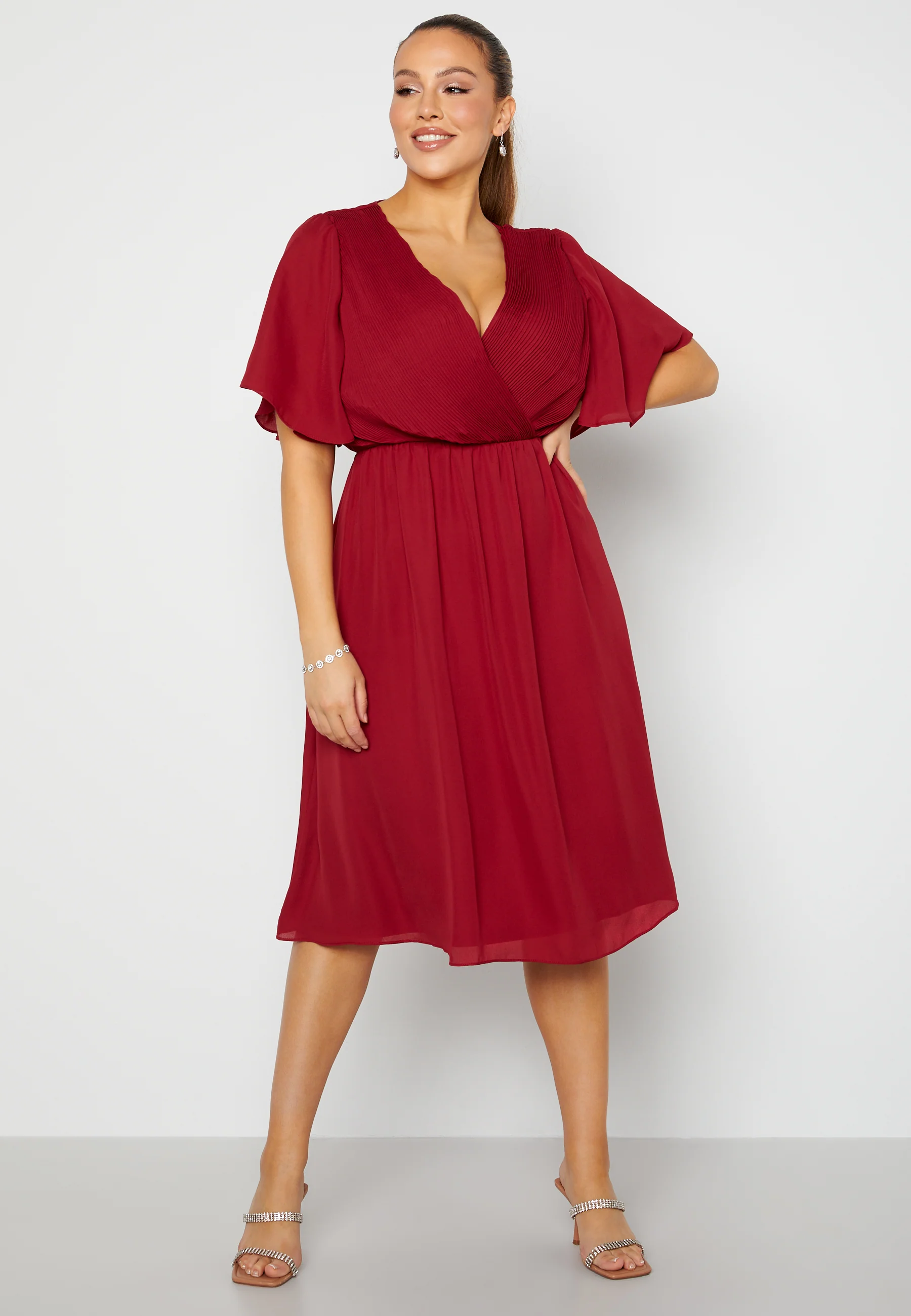 Liana Chiffon Midi Dress - Image 5