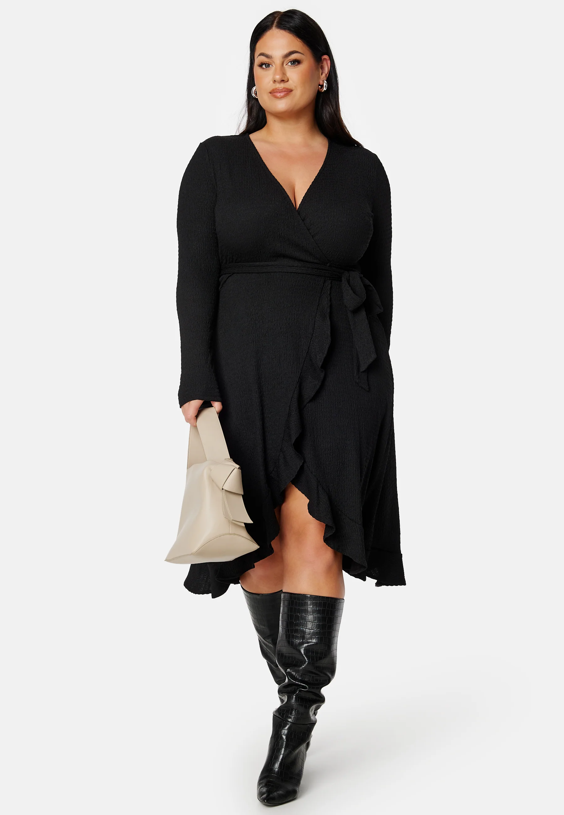 Lianna Structure Frill Dress - Image 5