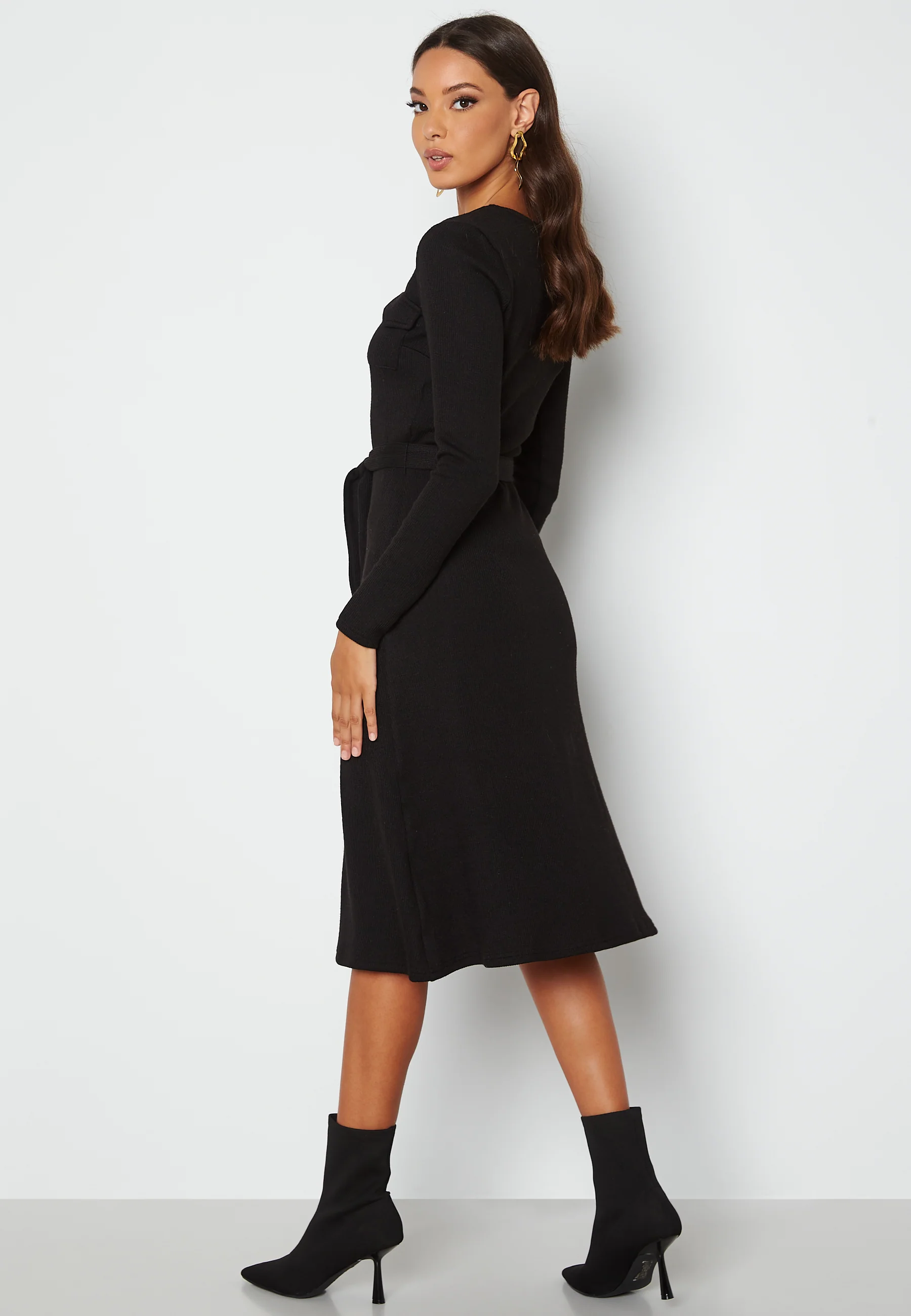 Lilith fine knitted cardigan dress - Image 2