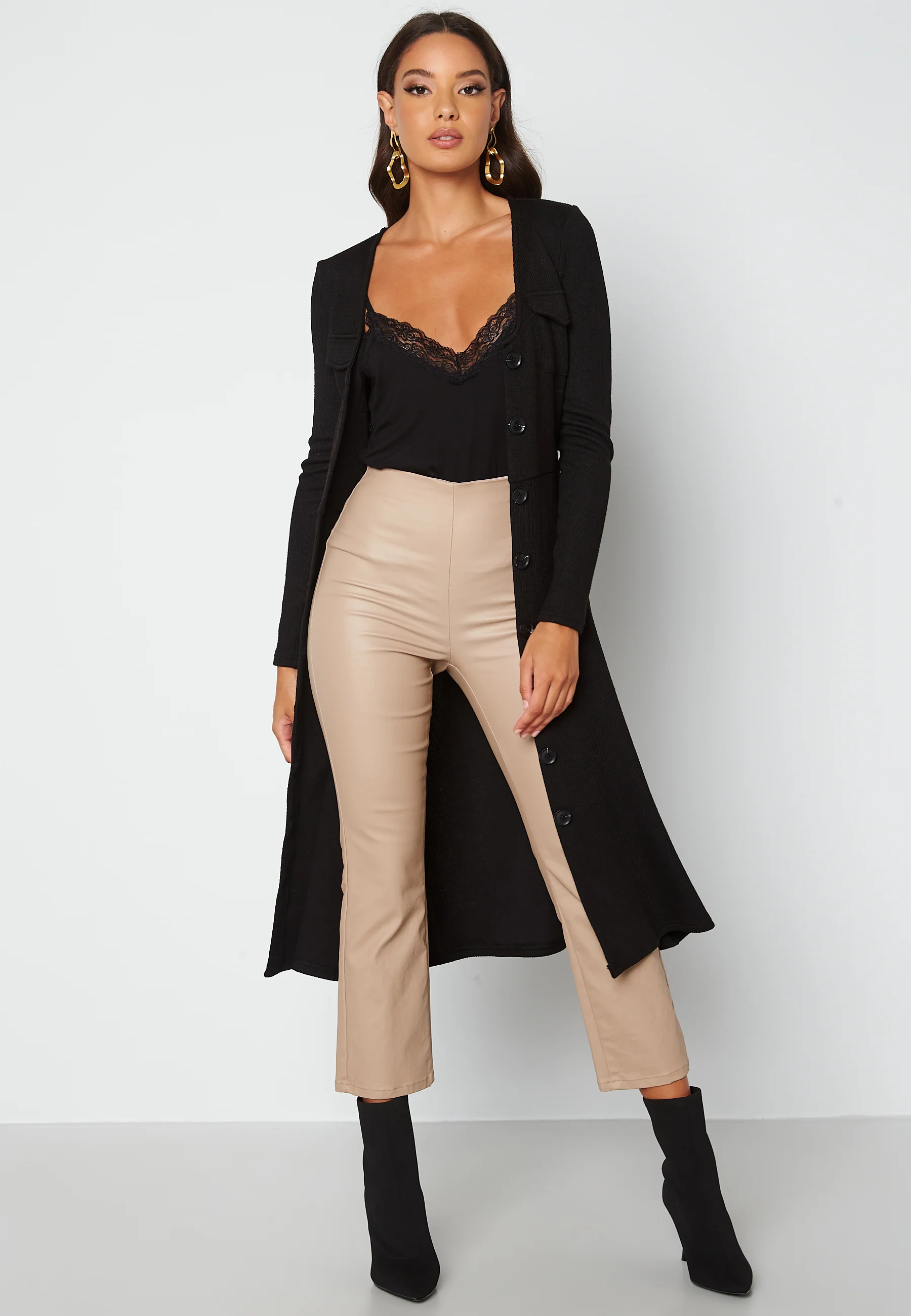 Lilith fine knitted cardigan dress - Image 3