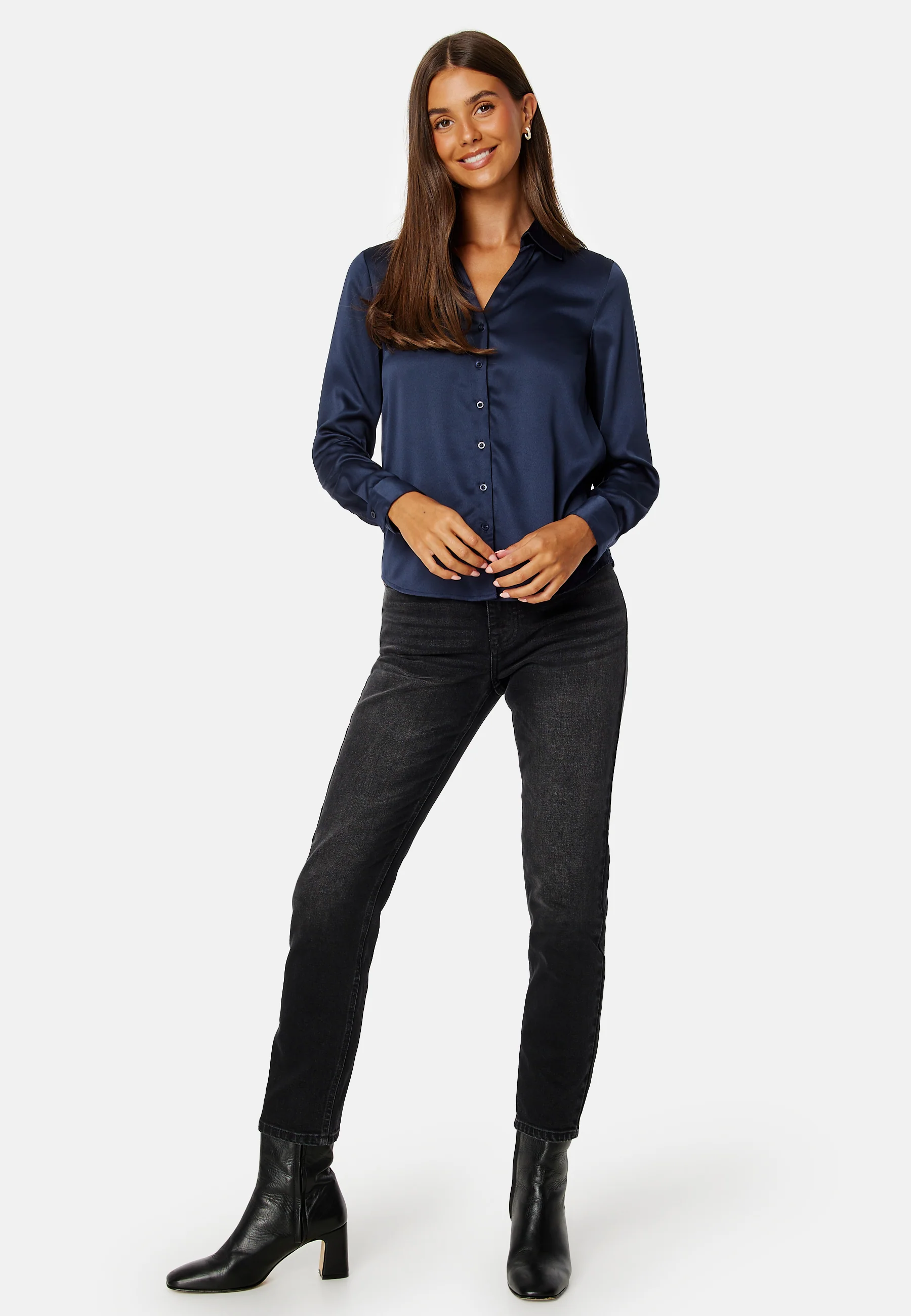 Lillyanna Satin Shirt - Image 2