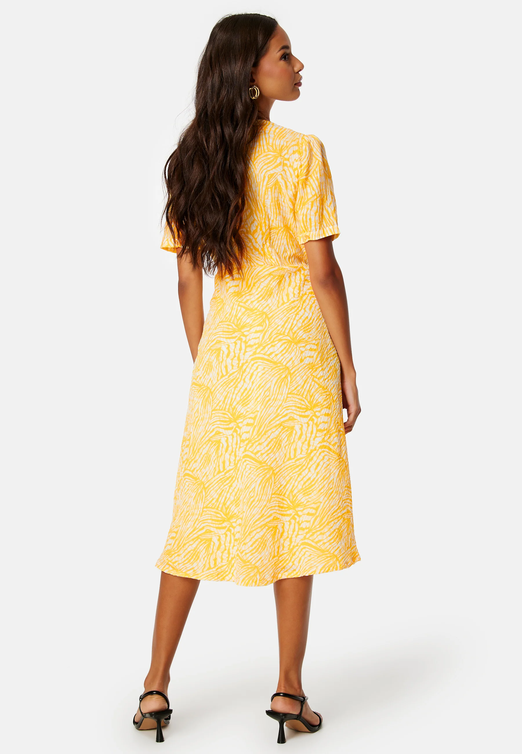 Limia Eva V-Neck S/S Mid Calf Dress - Image 2