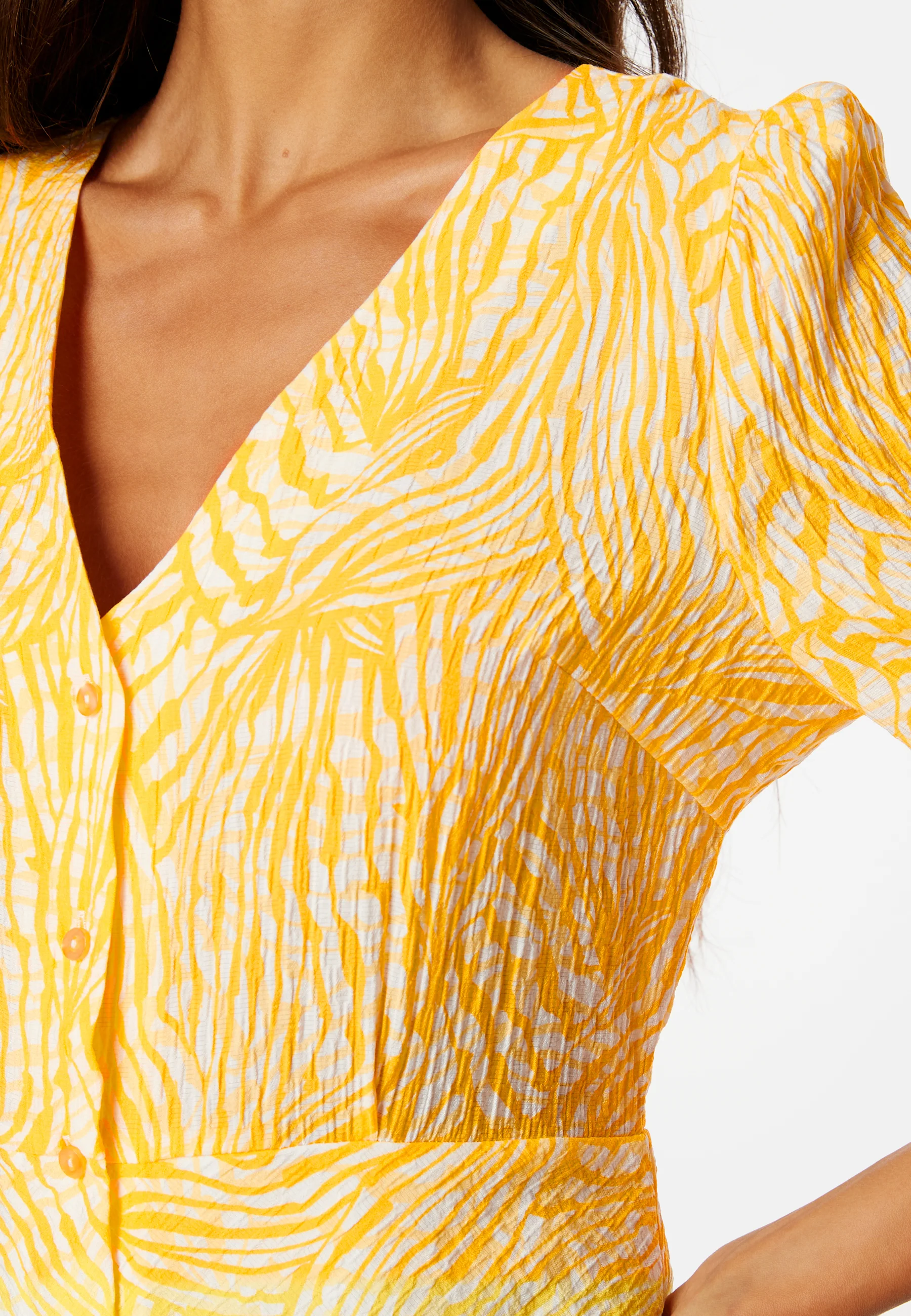Limia Eva V-Neck S/S Mid Calf Dress - Image 4