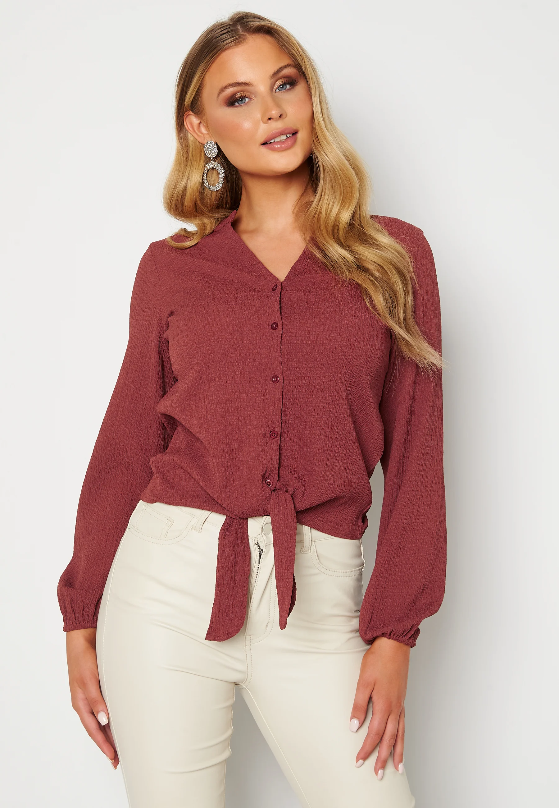 Lina knot blouse