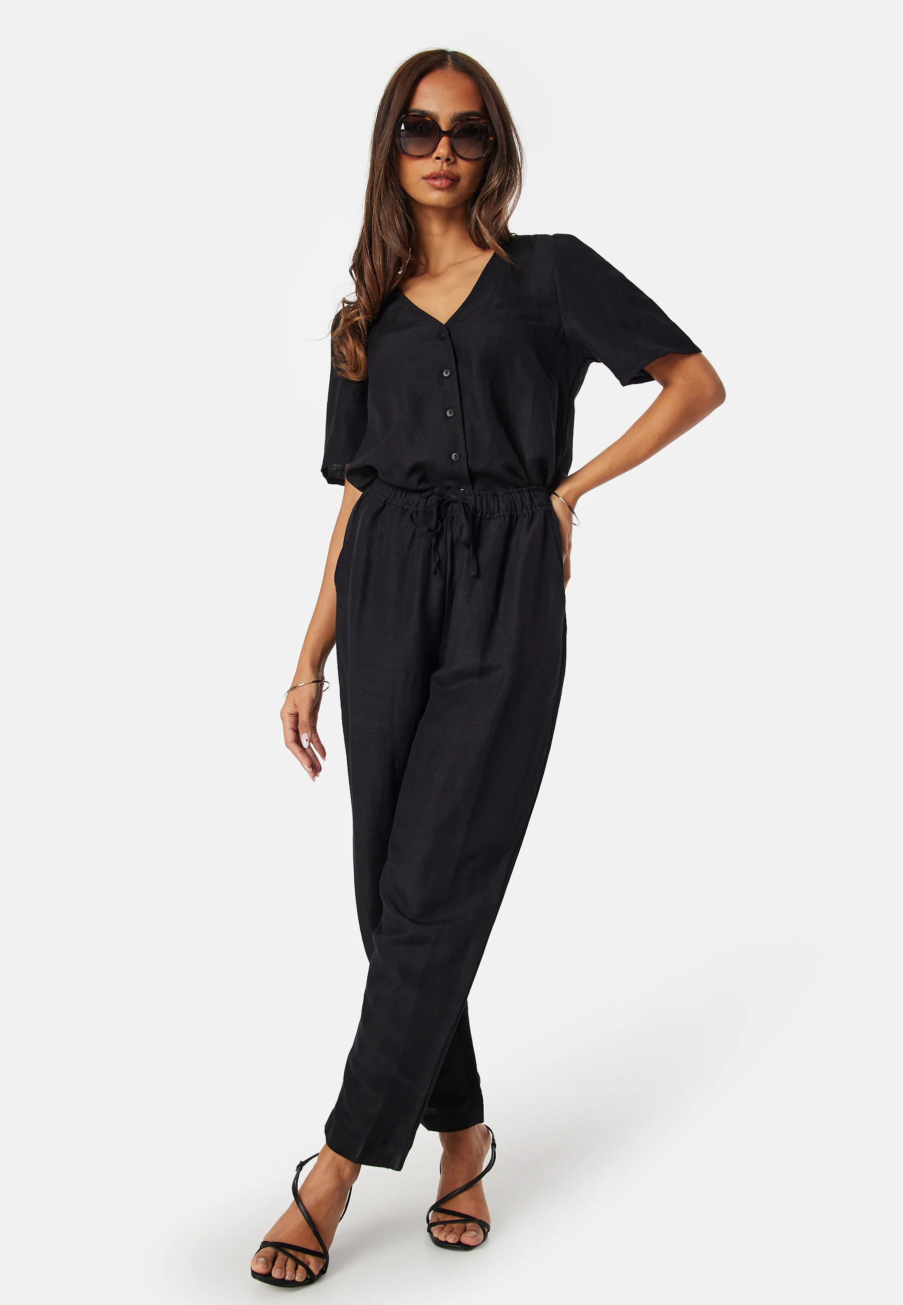 Linen Blend Blouse - Image 3