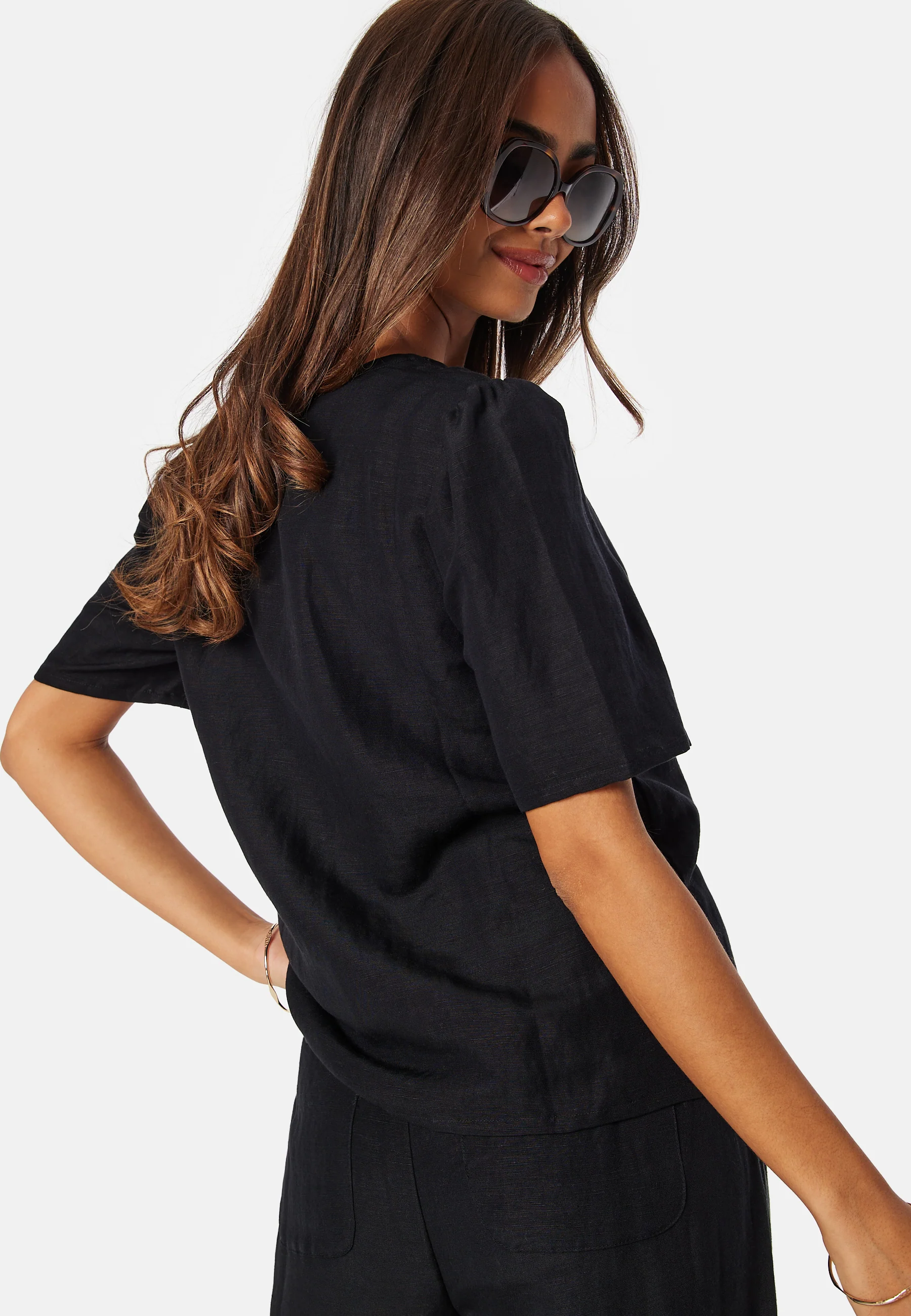 Linen Blend Blouse - Image 5