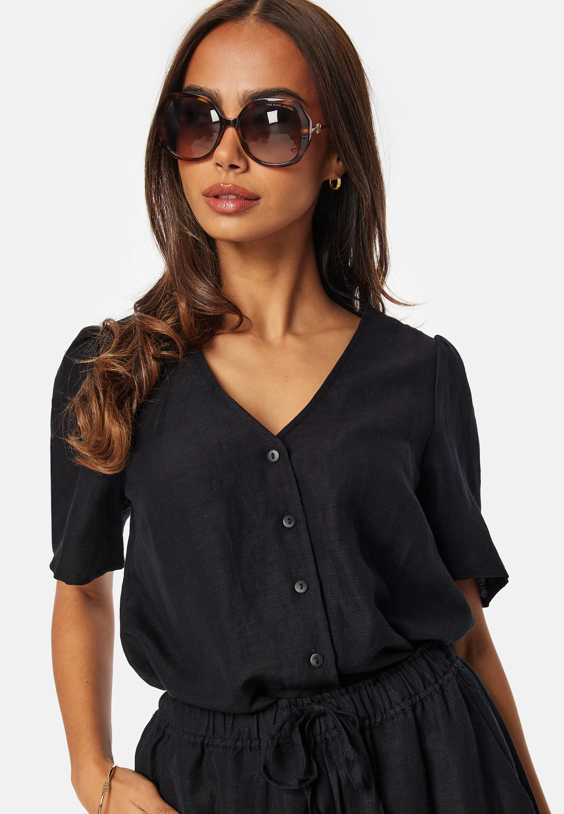 Linen Blend Blouse - Image 6
