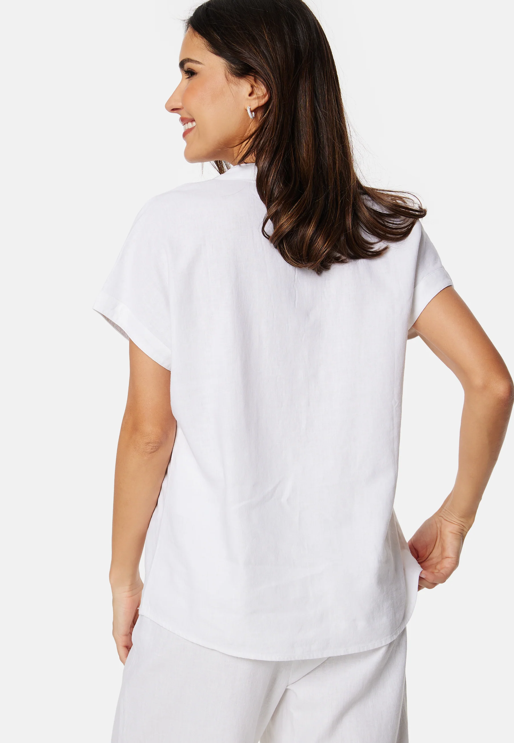 Linen Blend Blouse - Image 5