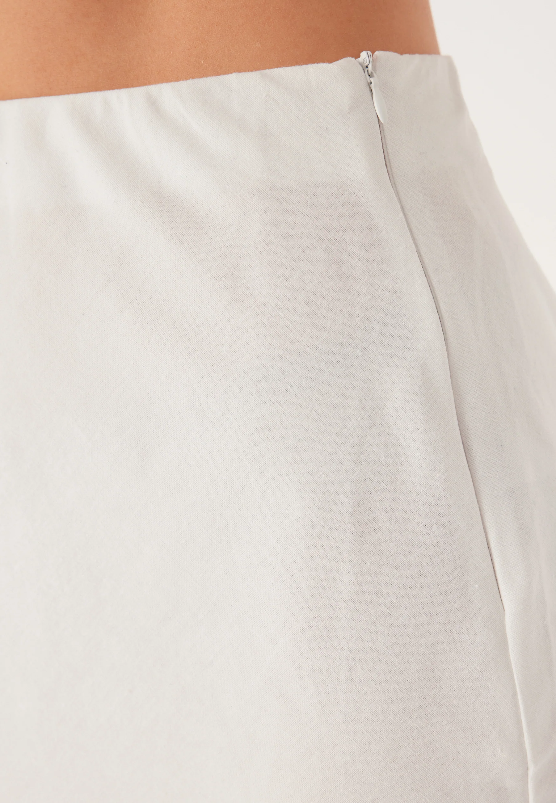 Linen Blend Maxi Skirt - Image 4