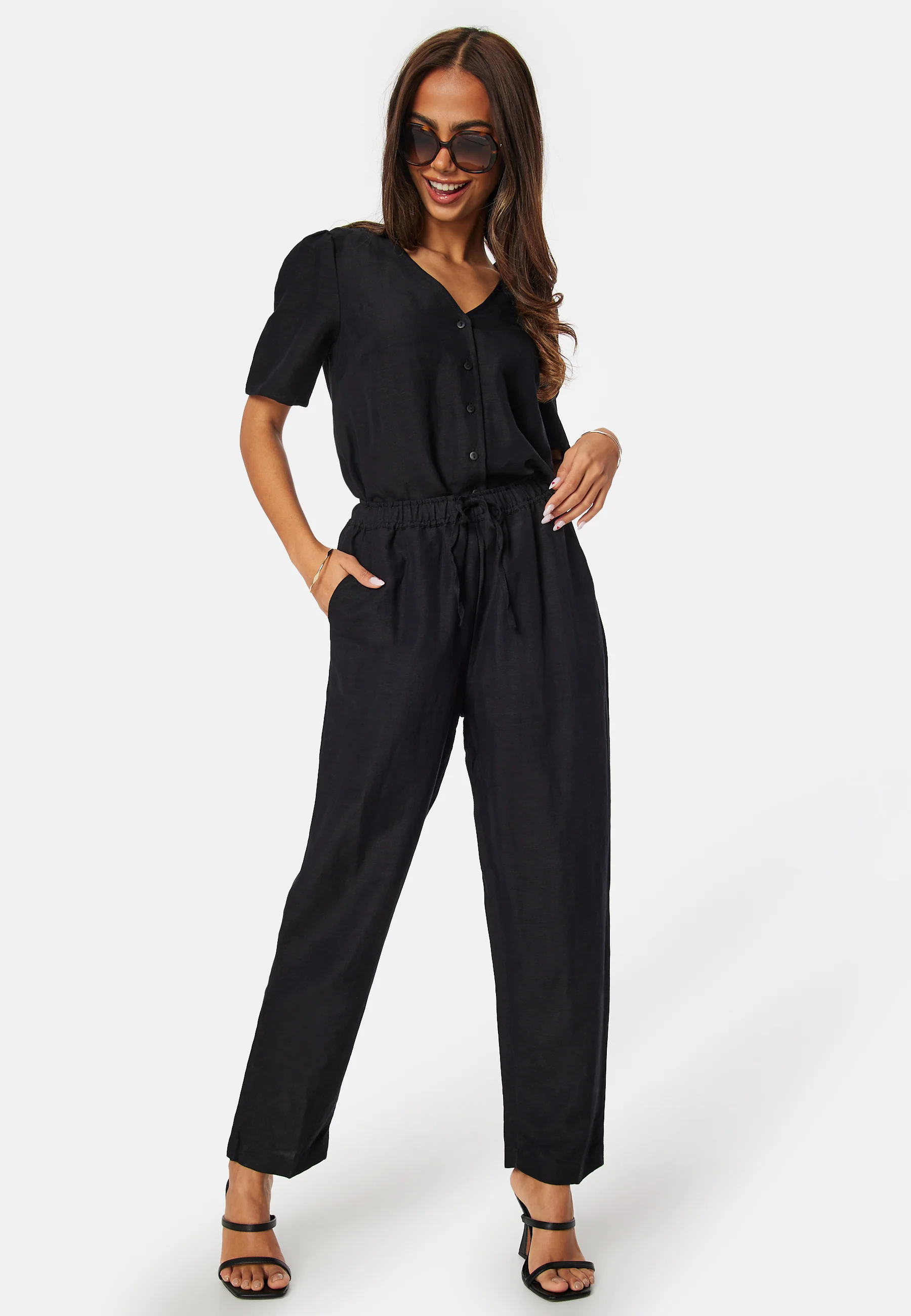 Linen Blend Pants - Image 3