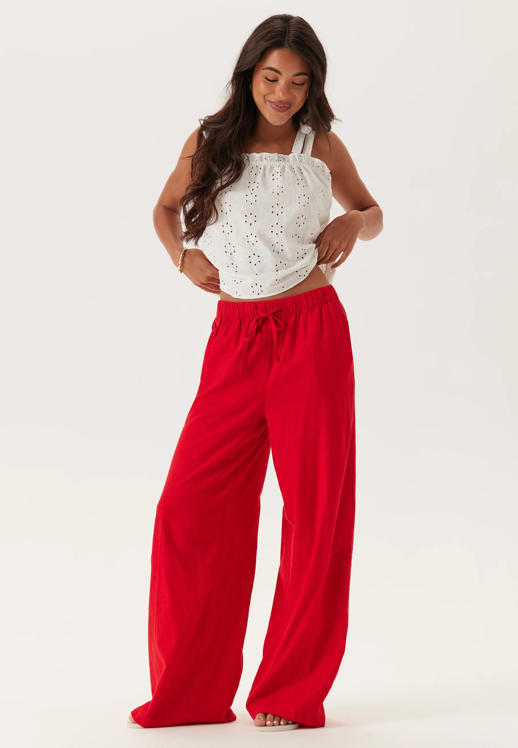 Linen Blend Trousers