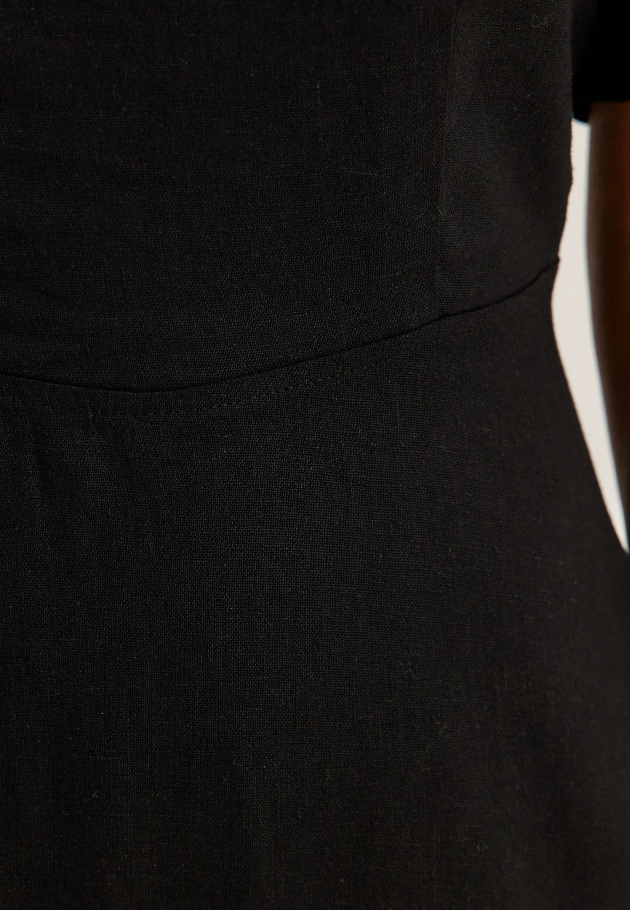 Linen Midi Dress - Image 7