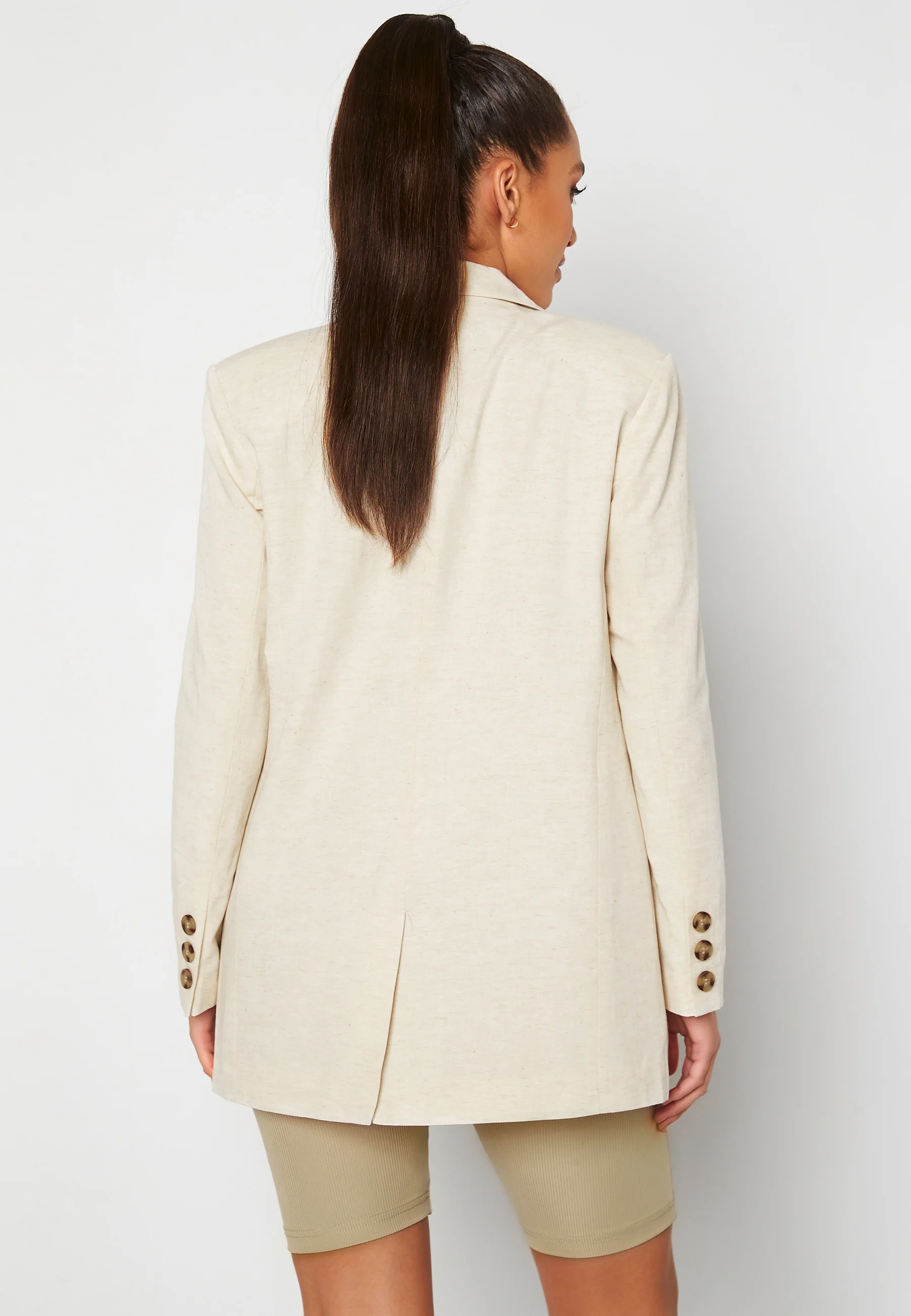 Linen Oversized Blazer - Image 2