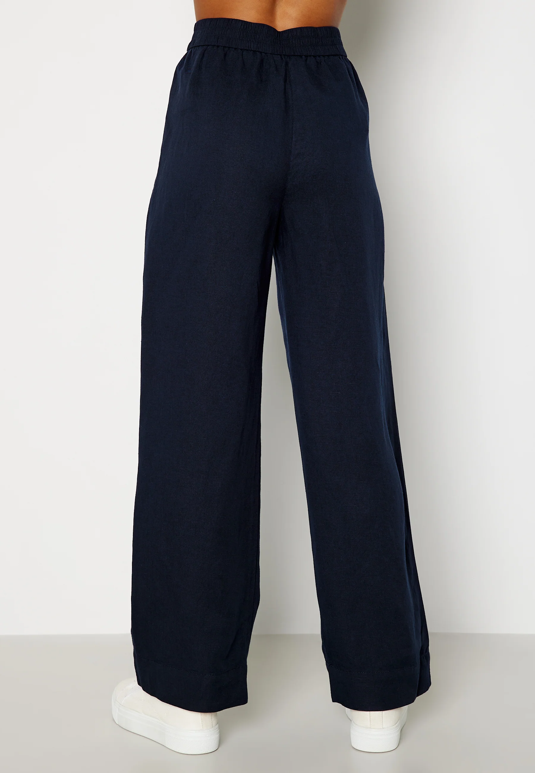 Linen Viscose Pull-On Pants - Image 3