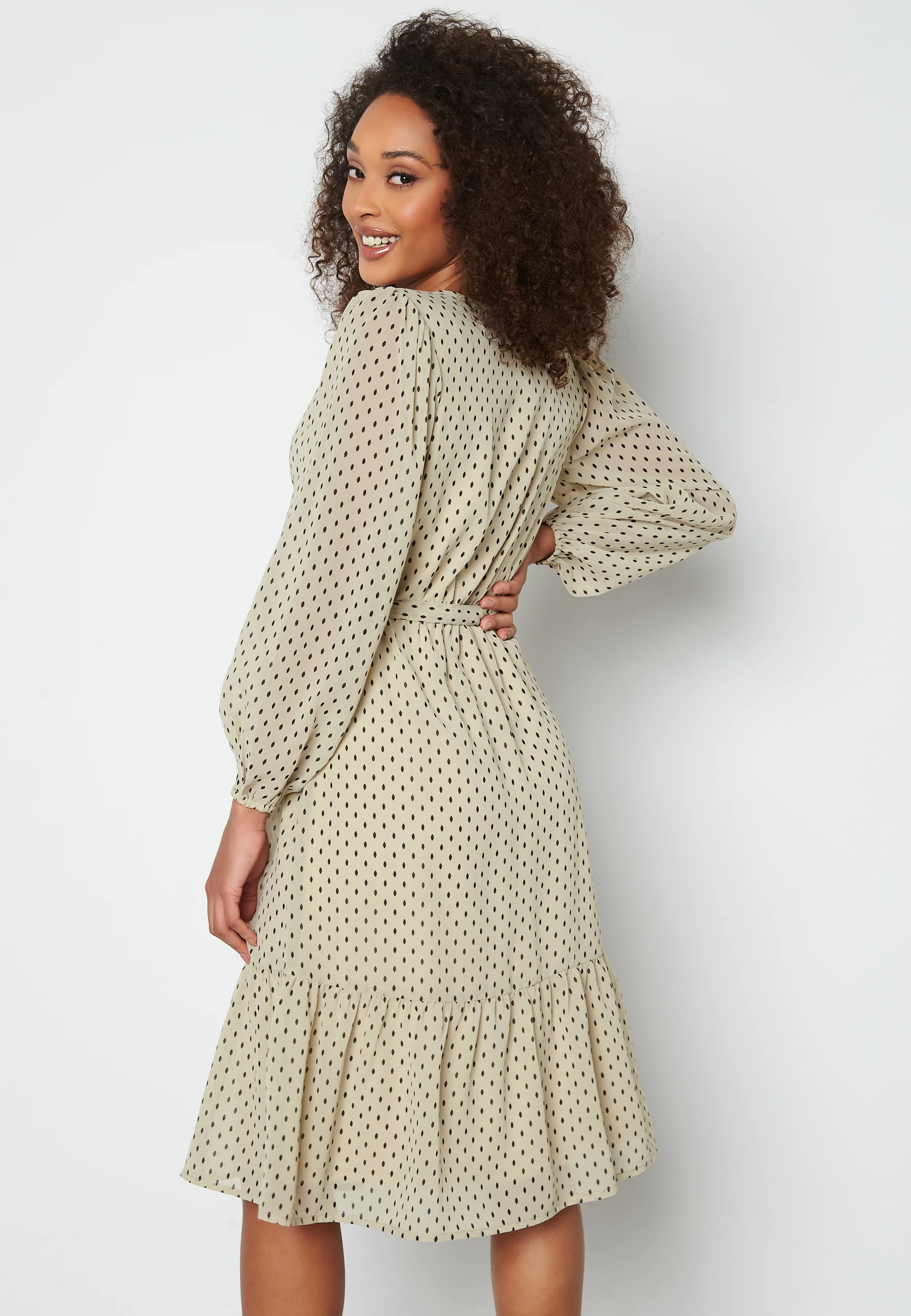 Linn midi Long Sleeve Dress - Image 3