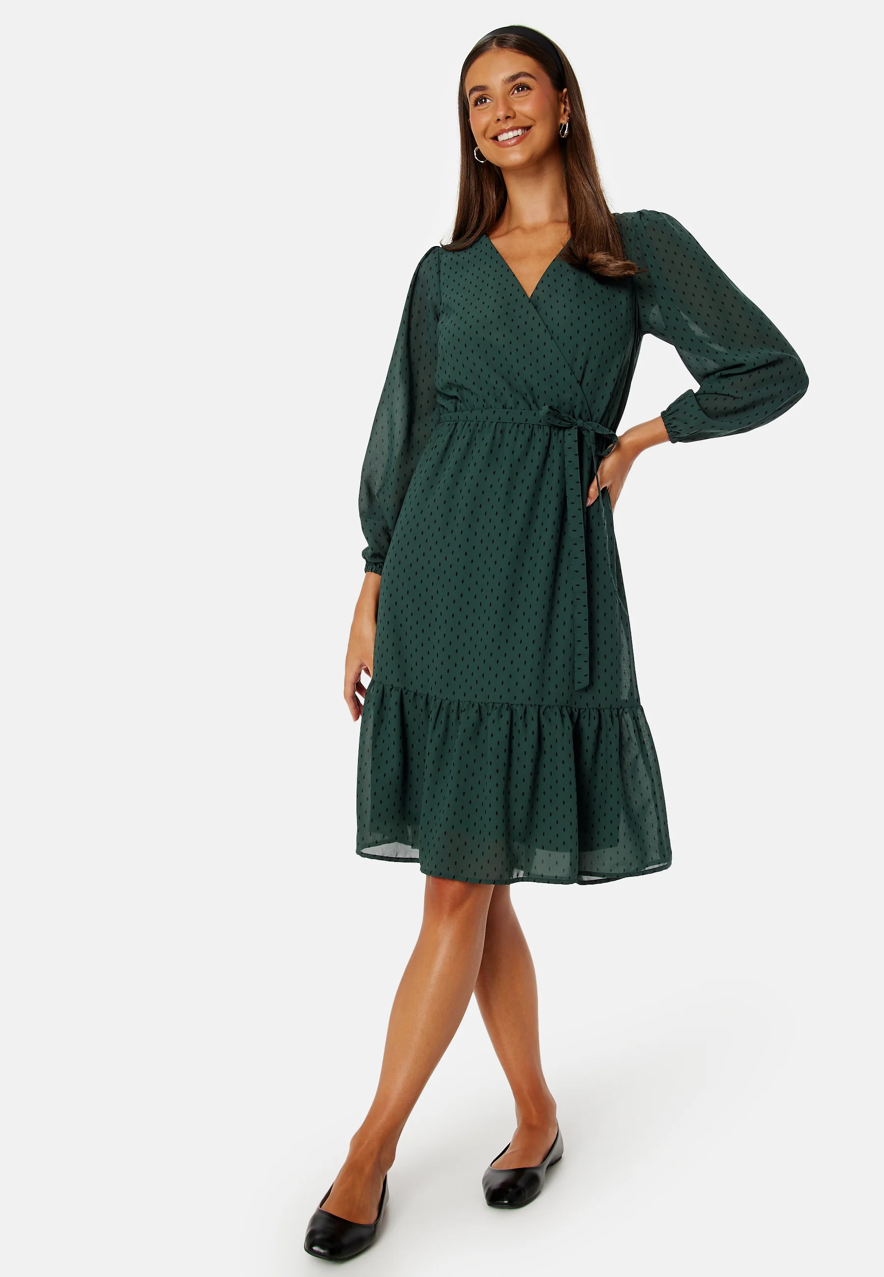 Linn midi Long Sleeve Dress - Image 2