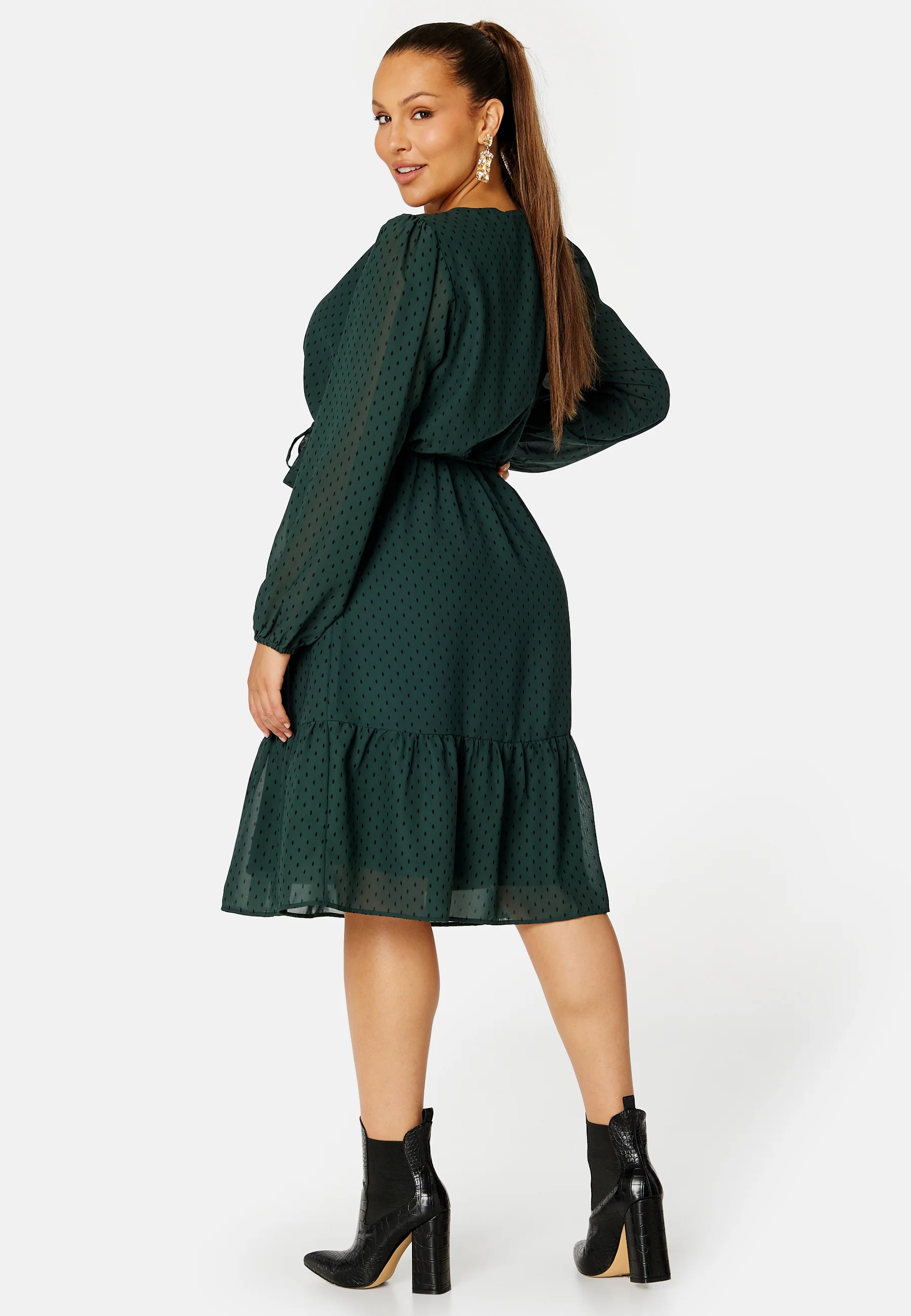 Linn midi Long Sleeve Dress - Image 6