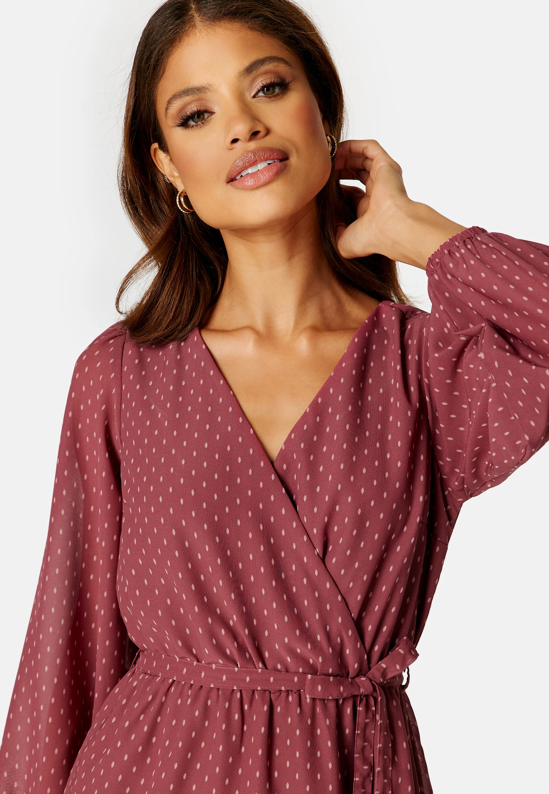 Linn midi Long Sleeve Dress - Image 4