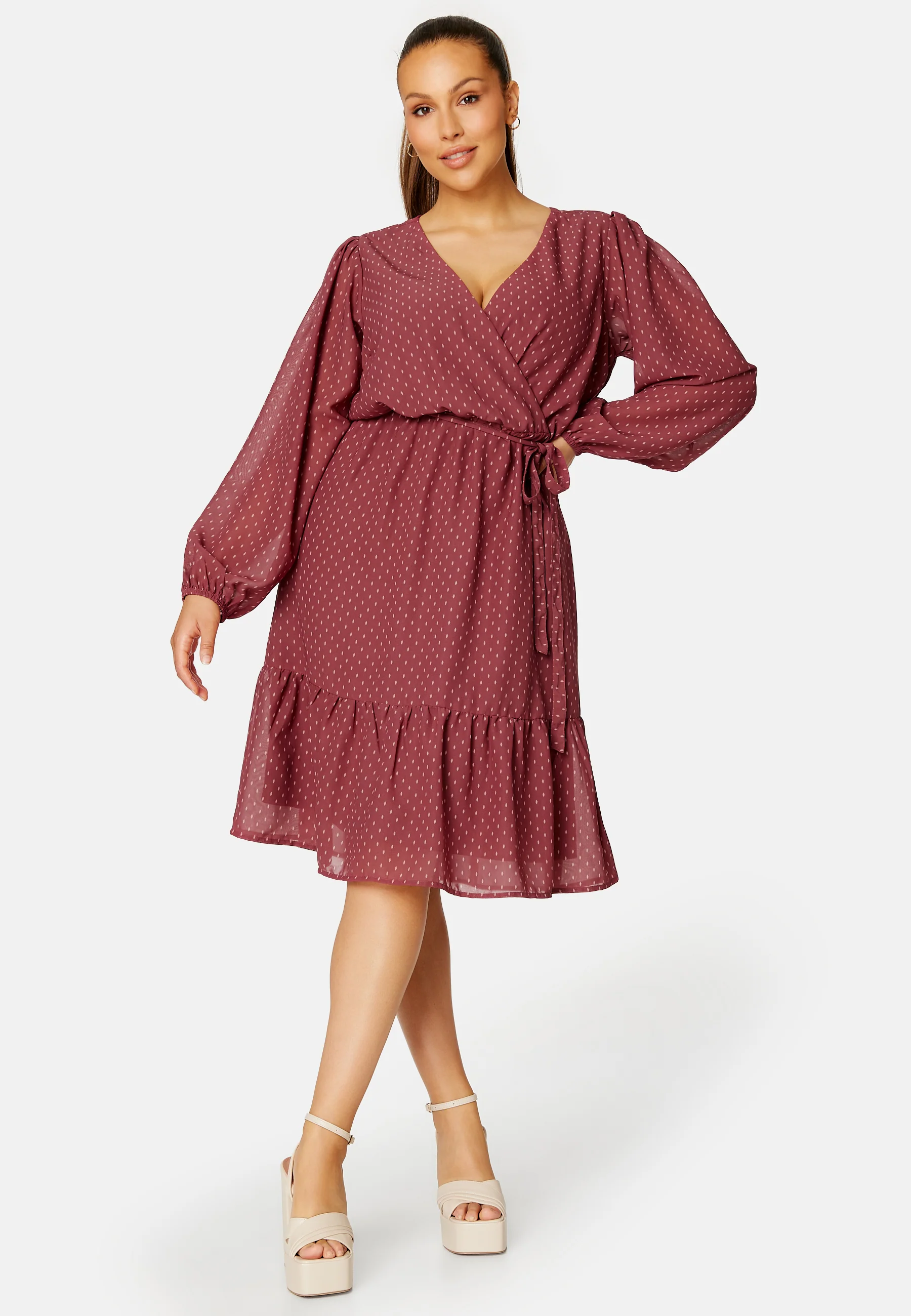 Linn midi Long Sleeve Dress - Image 5