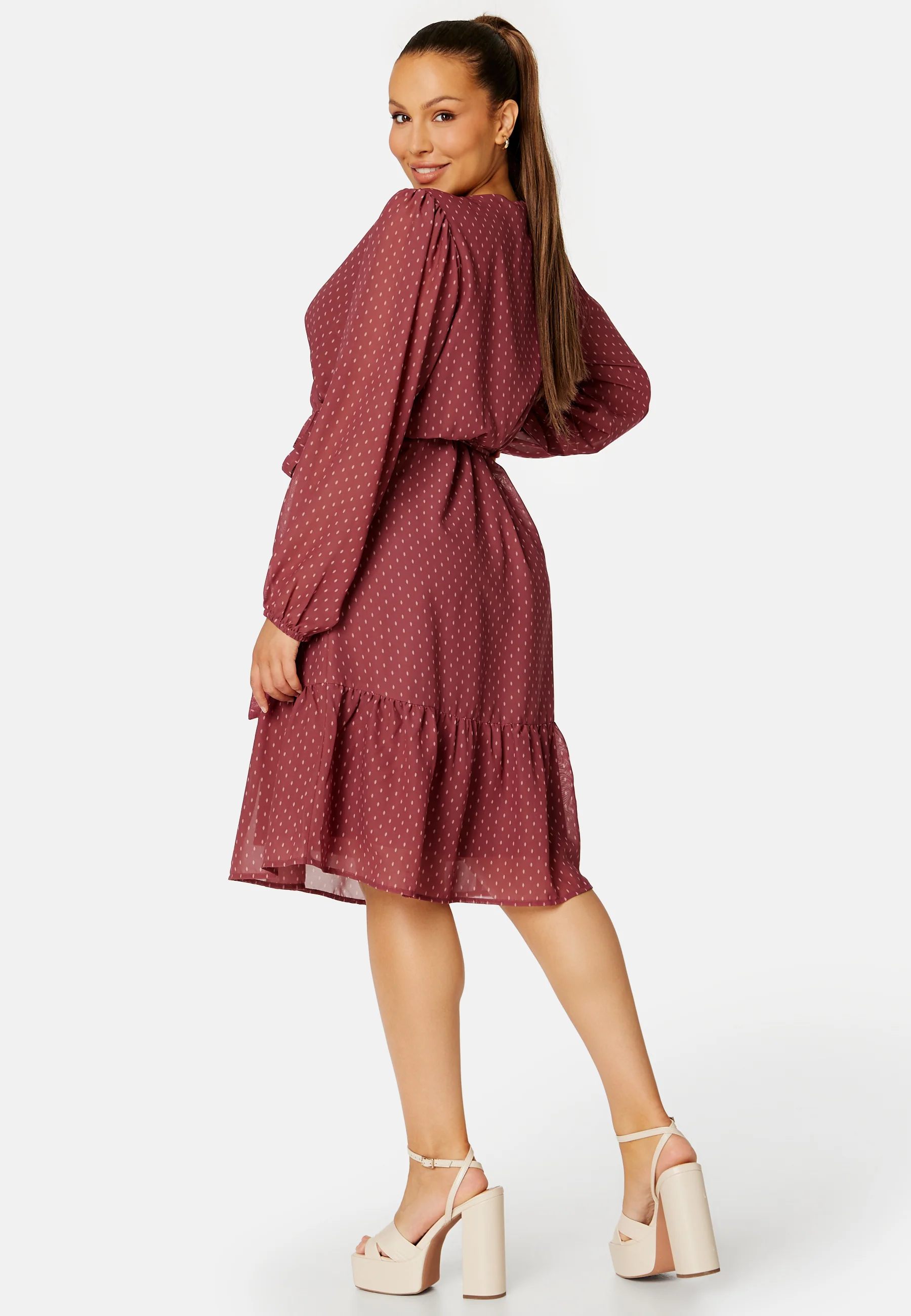 Linn midi Long Sleeve Dress - Image 6