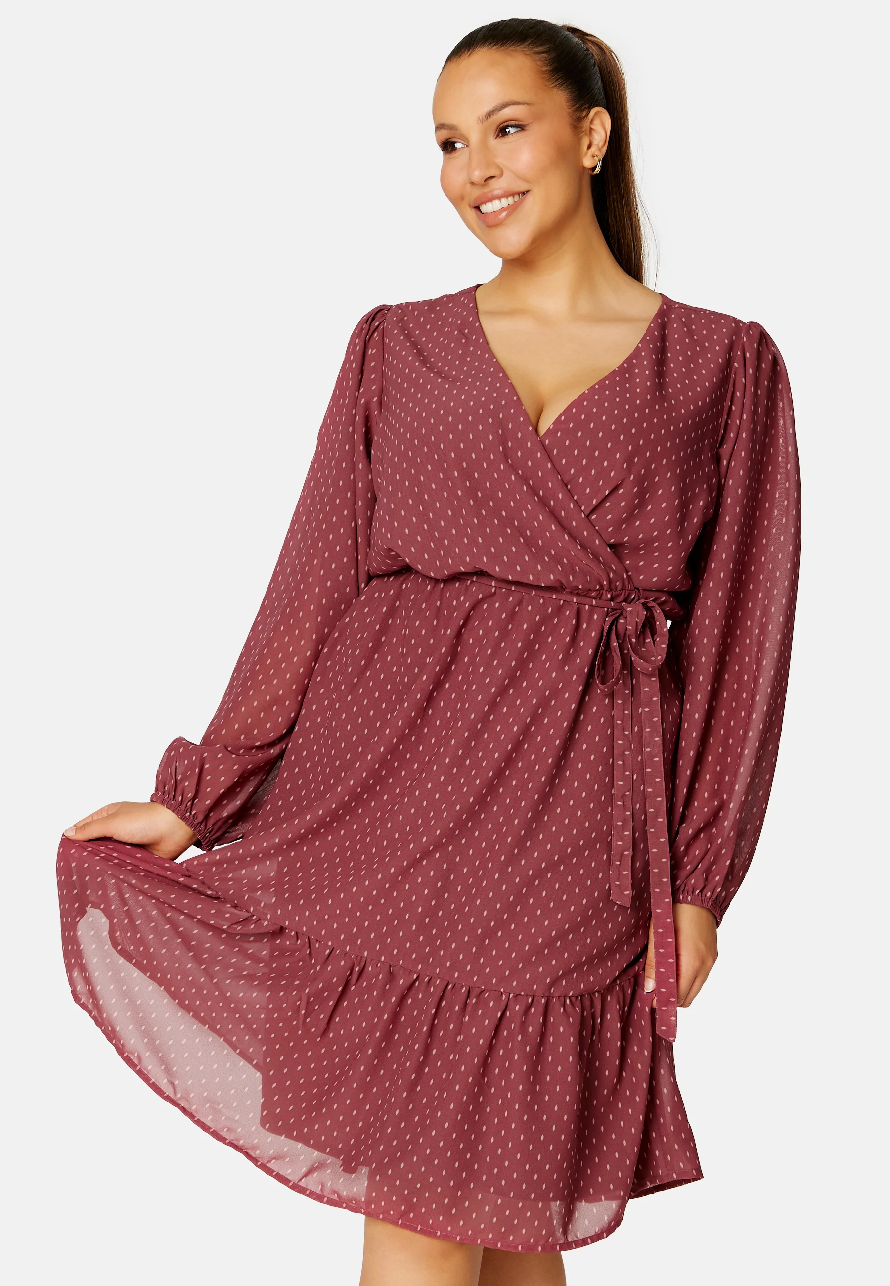 Linn midi Long Sleeve Dress - Image 7
