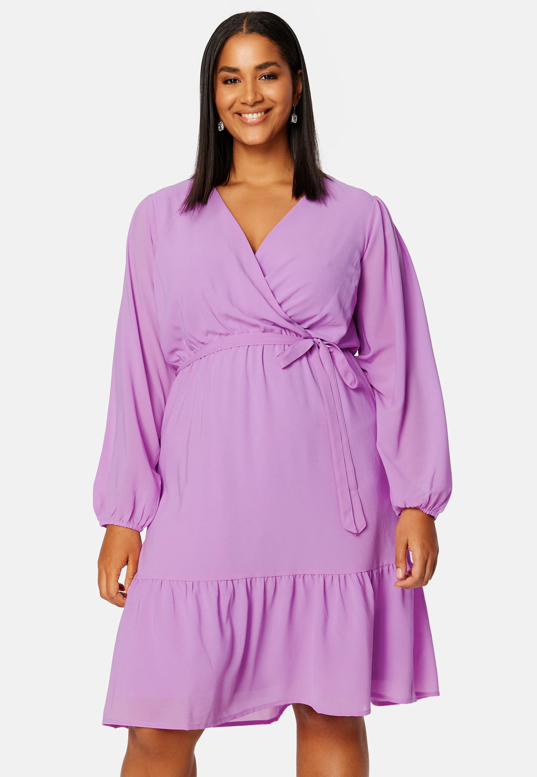 Linn midi Long Sleeve Dress - Image 5