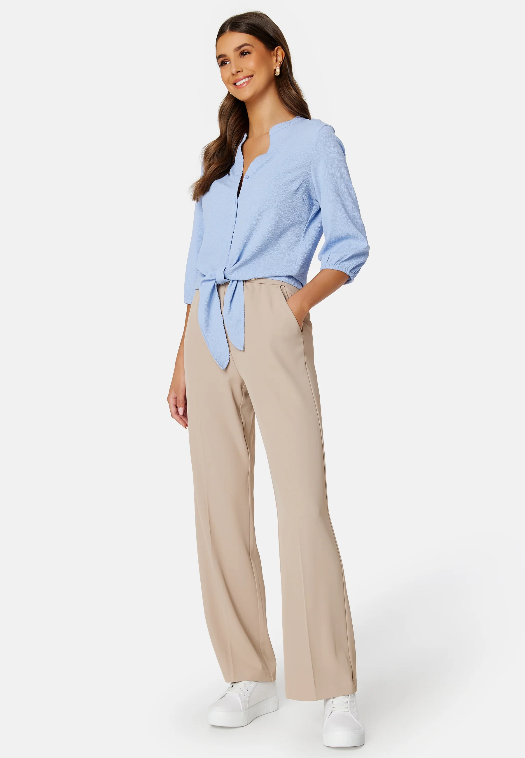 Linn ss knot blouse - Image 2