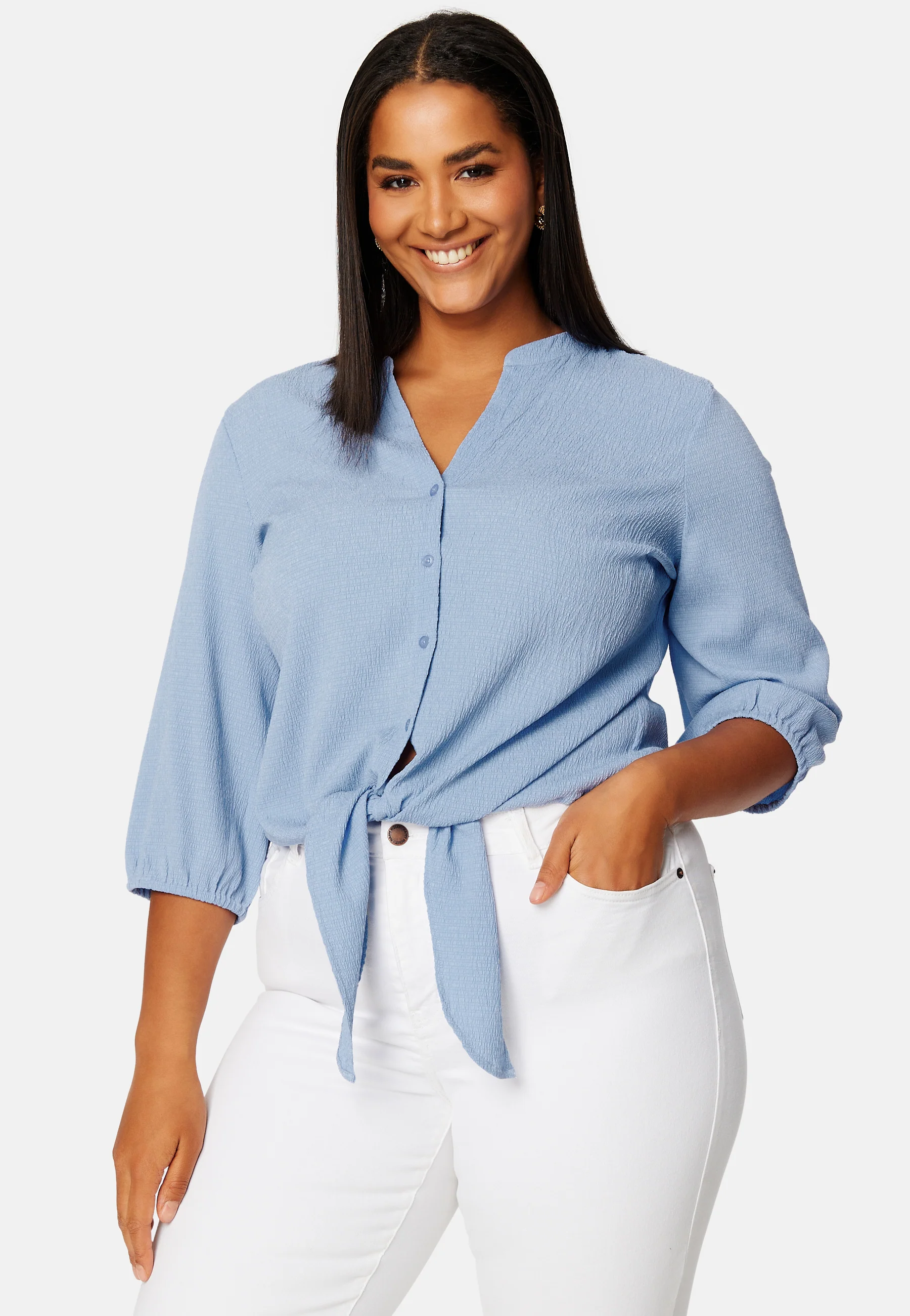 Linn ss knot blouse - Image 5