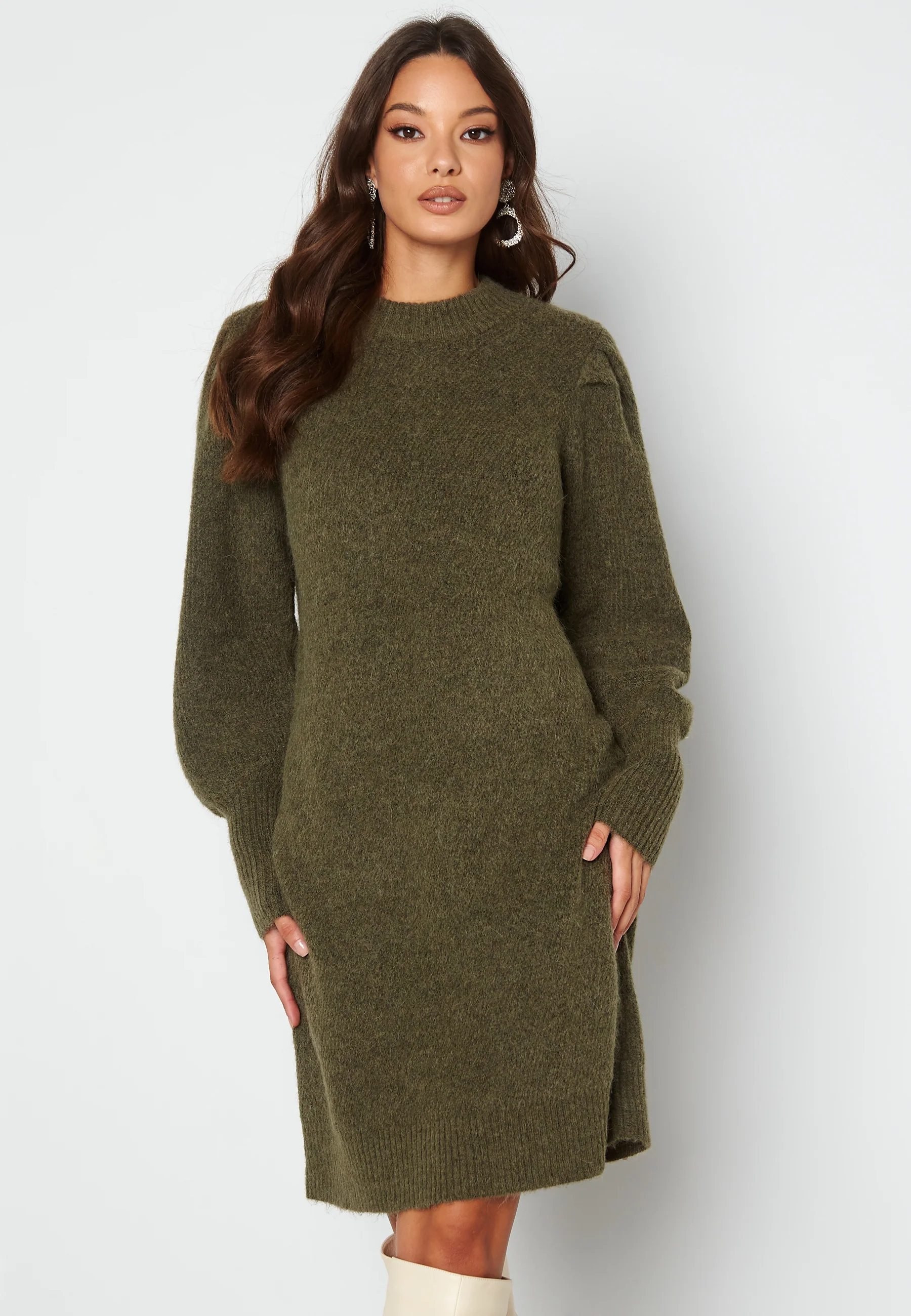 Linna-Mia LS Knit Dress - Image 2