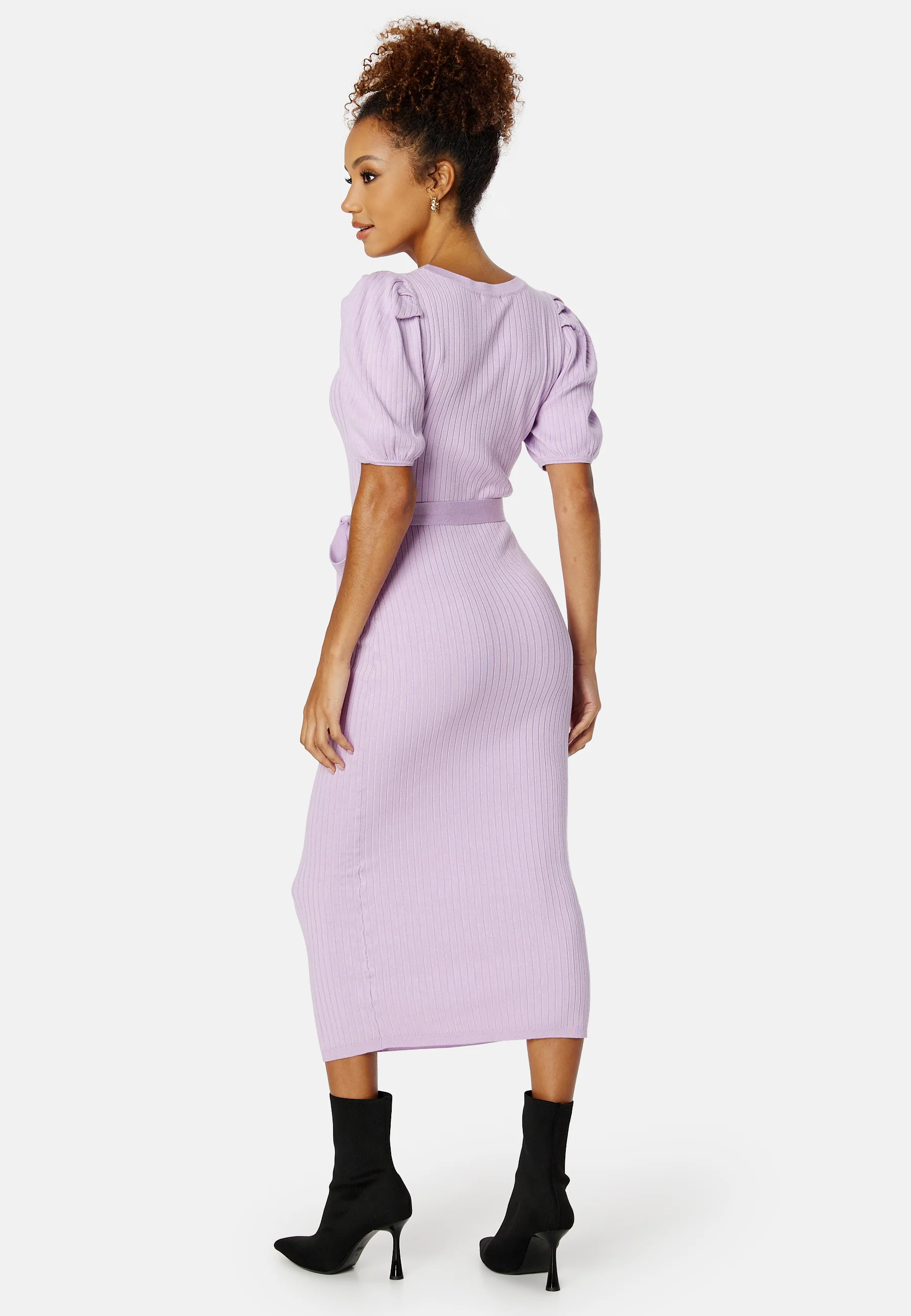 Linnelle knitted puff sleeve dress - Image 8