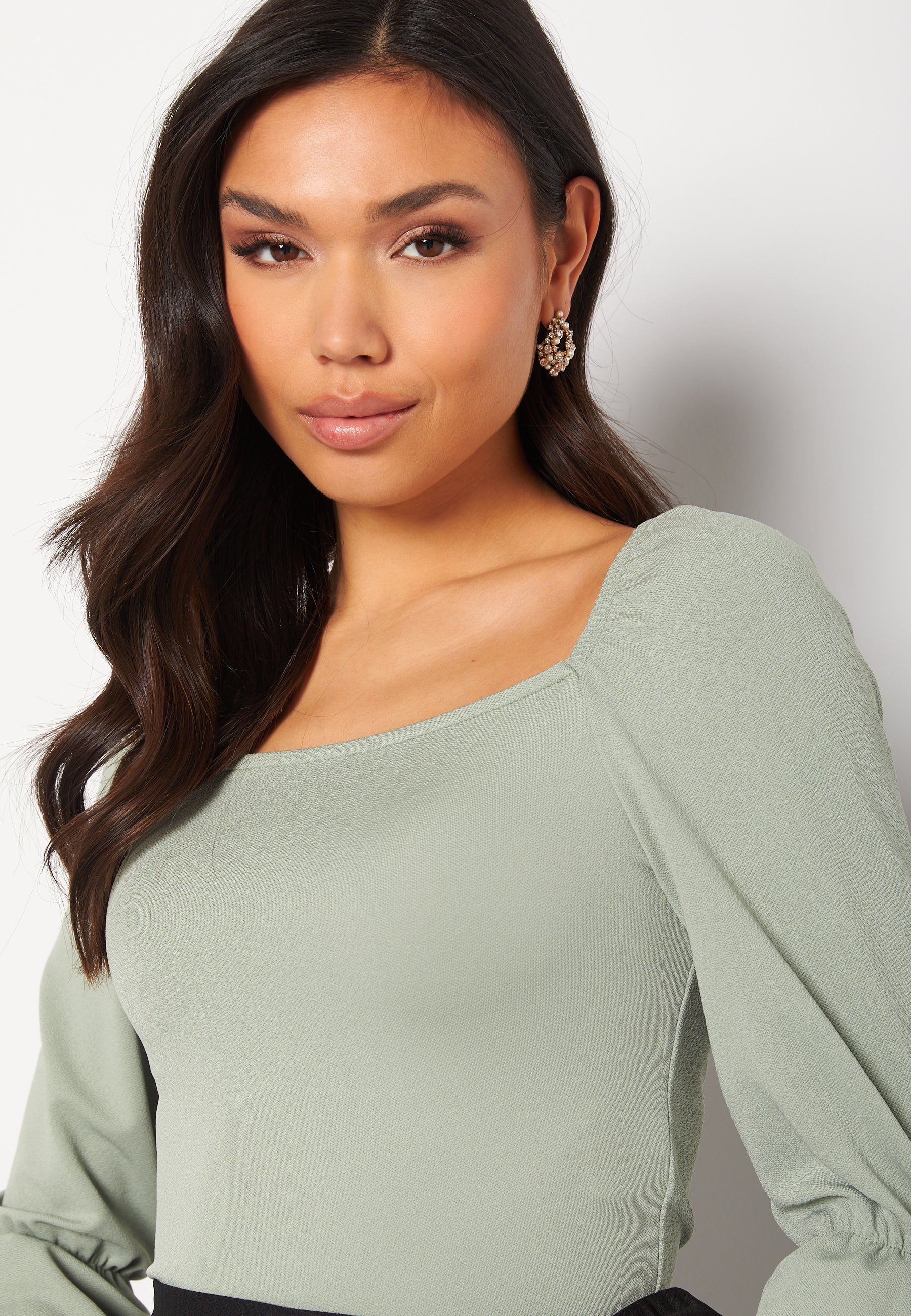 Liva square neck top - Image 4