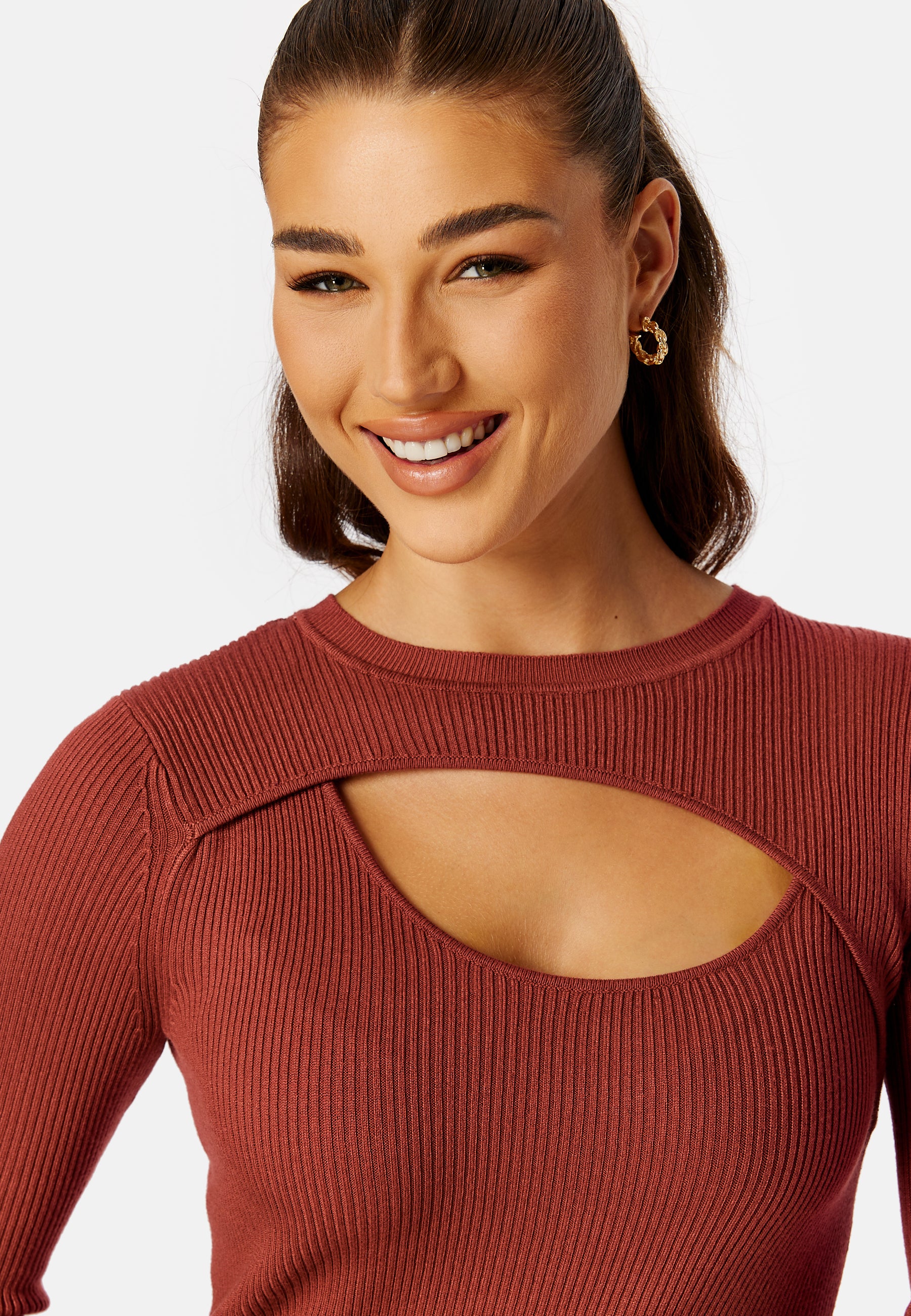 Liza L/S Peek-A-Boo Dress - Image 4