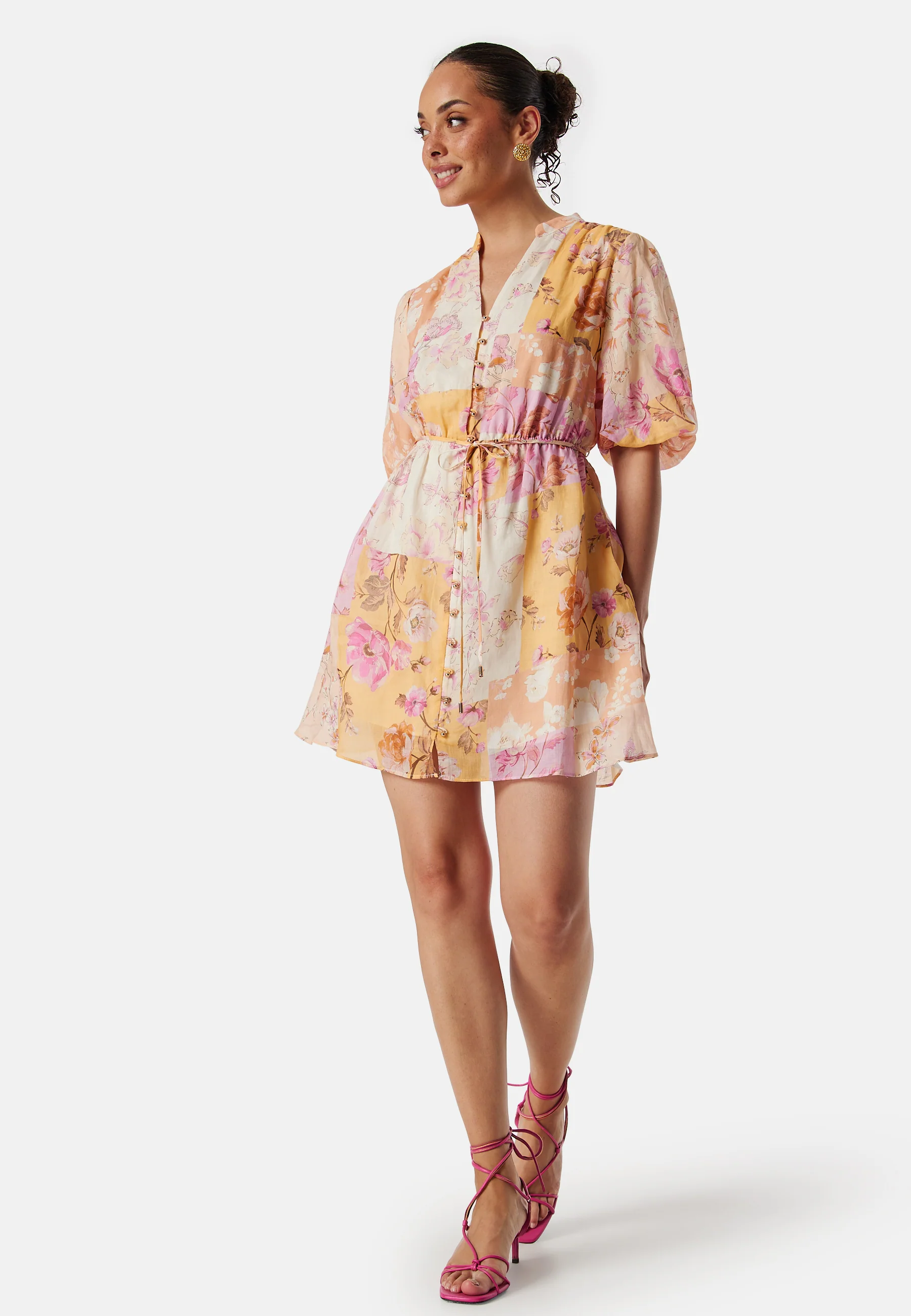 Loanna Mini Skater Dress