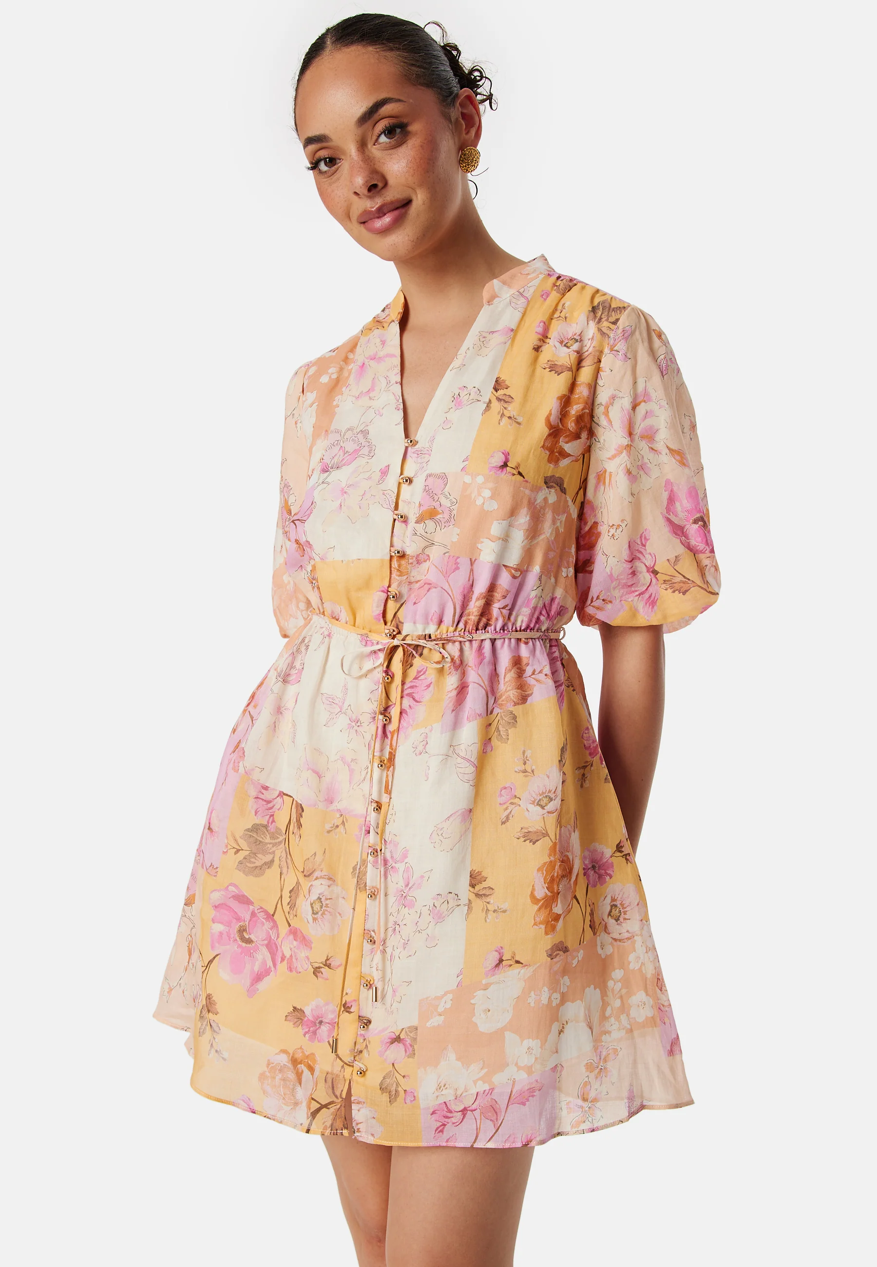Loanna Mini Skater Dress - Image 2