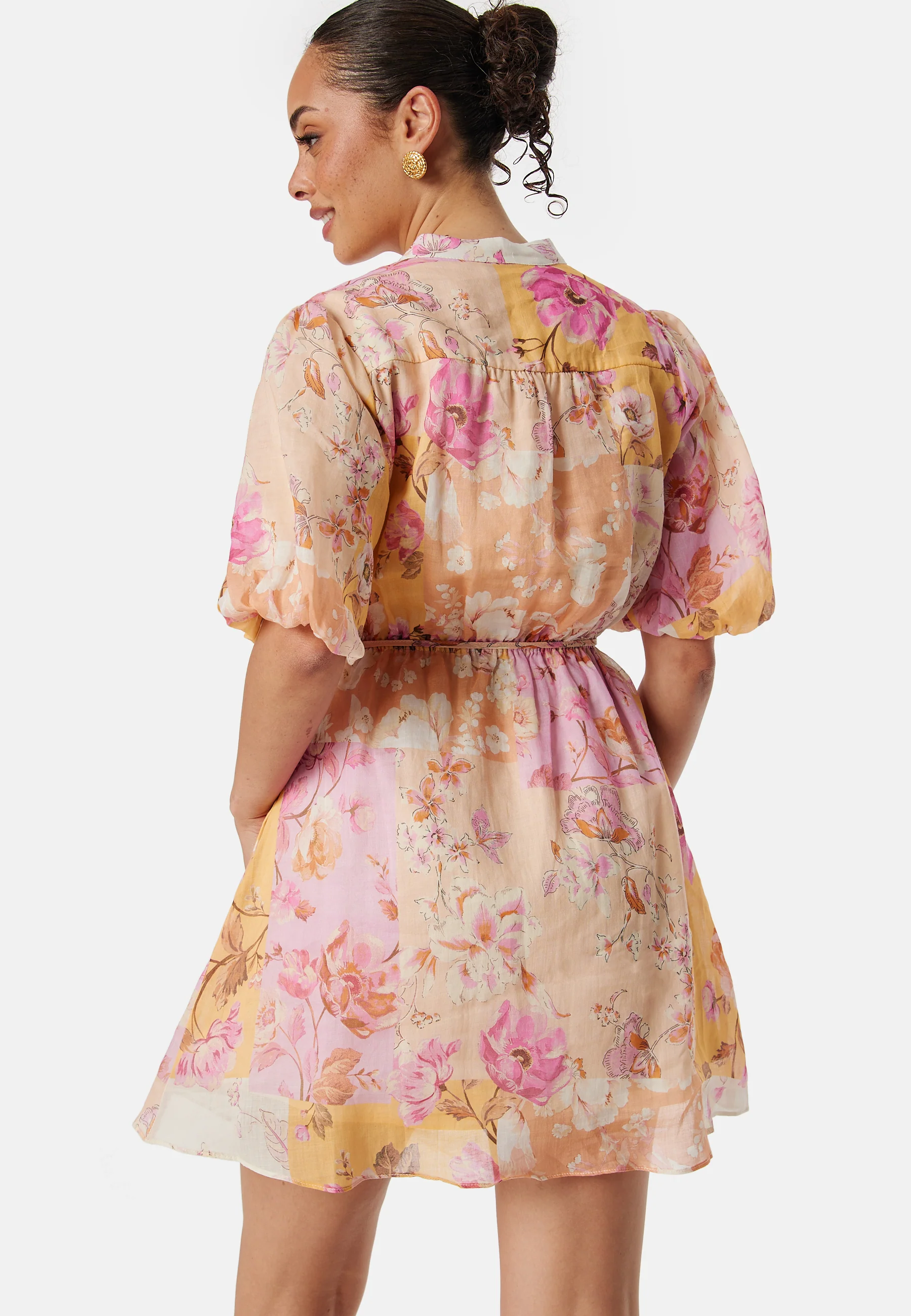 Loanna Mini Skater Dress - Image 3