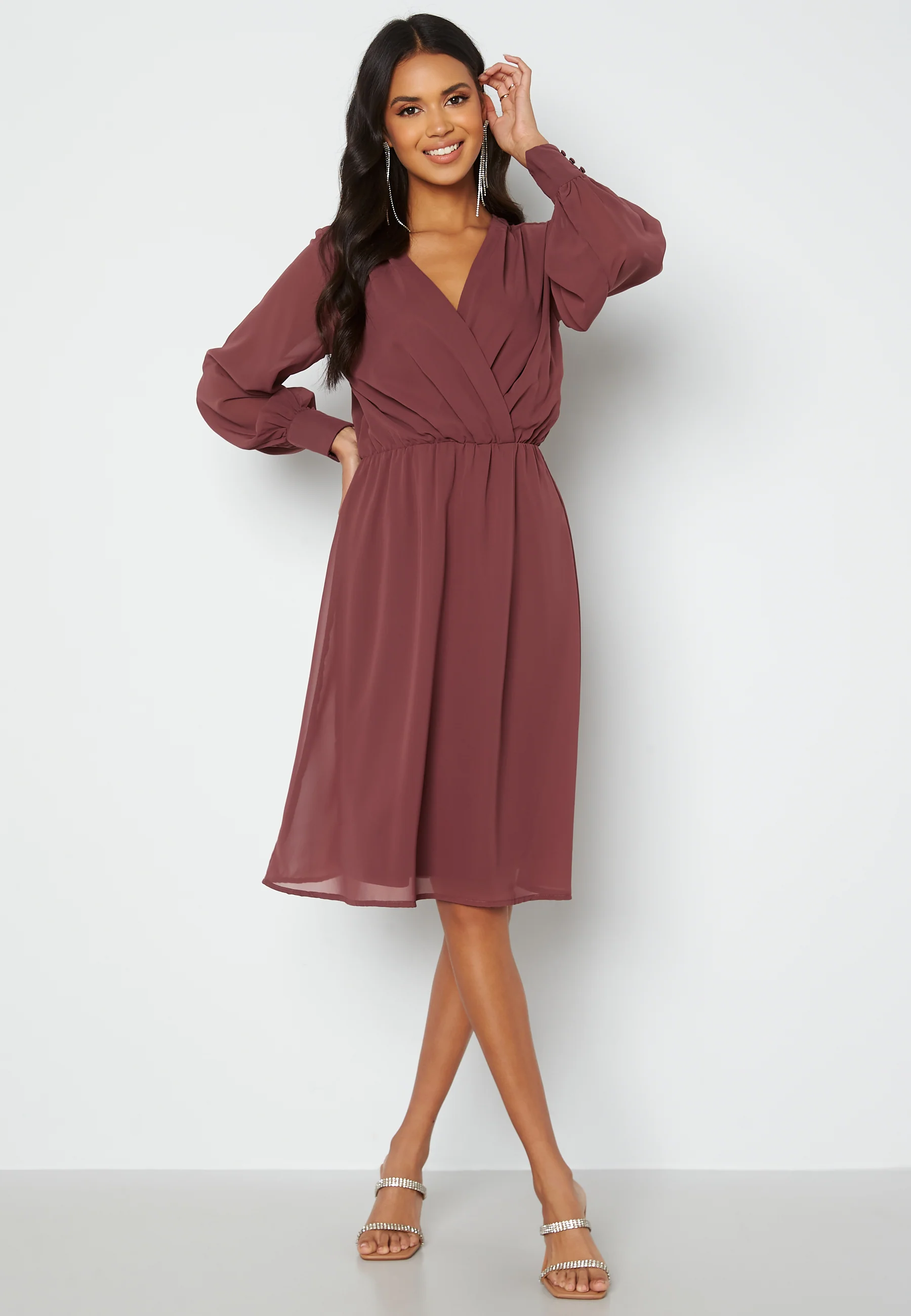 Loelle Chiffon Dress - Image 2