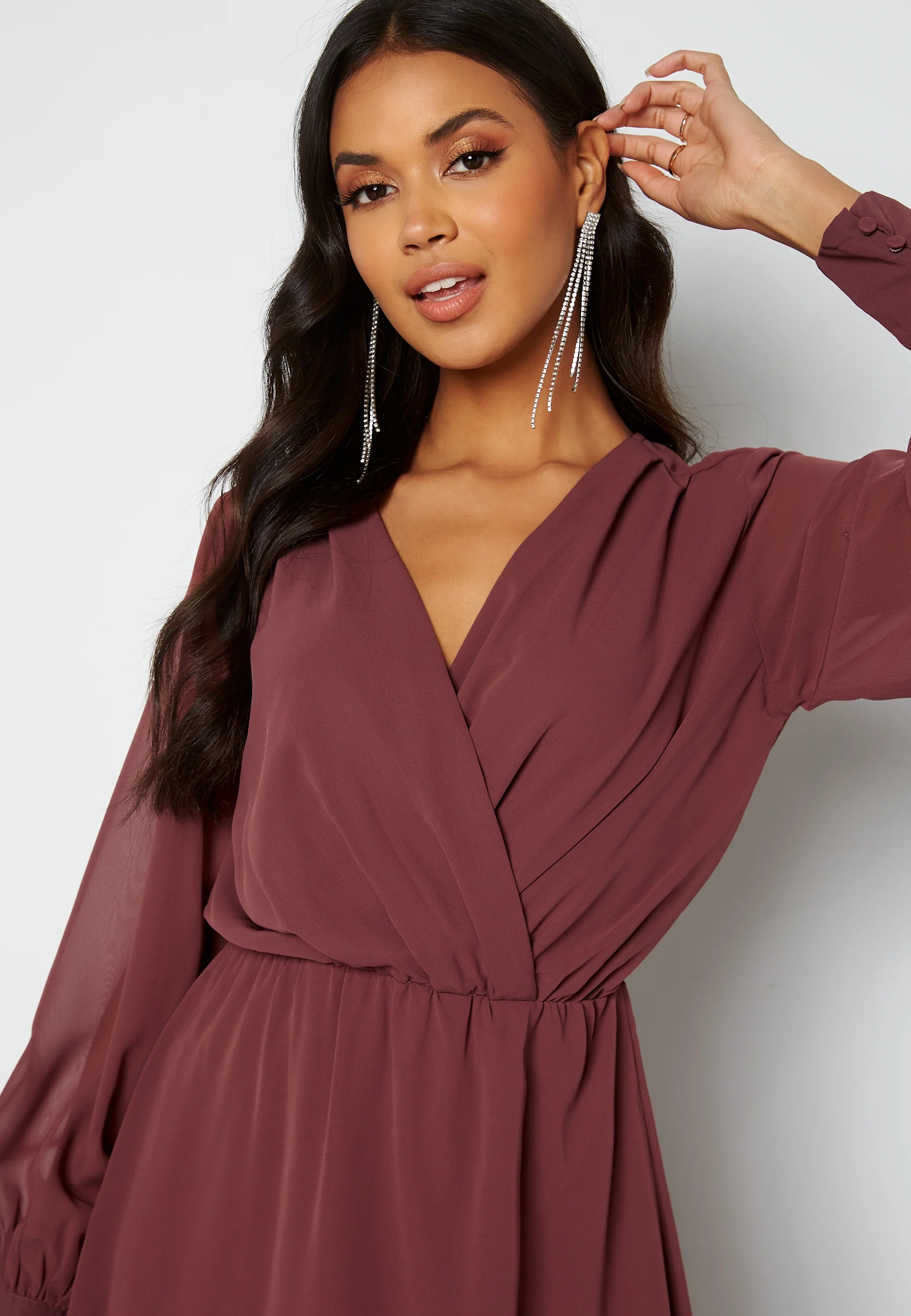 Loelle Chiffon Dress - Image 4