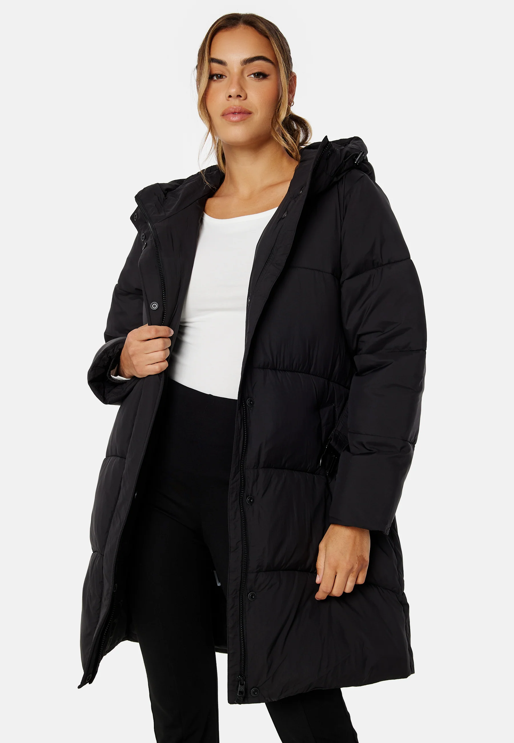 Logo Belt Long Puffer - Image 2